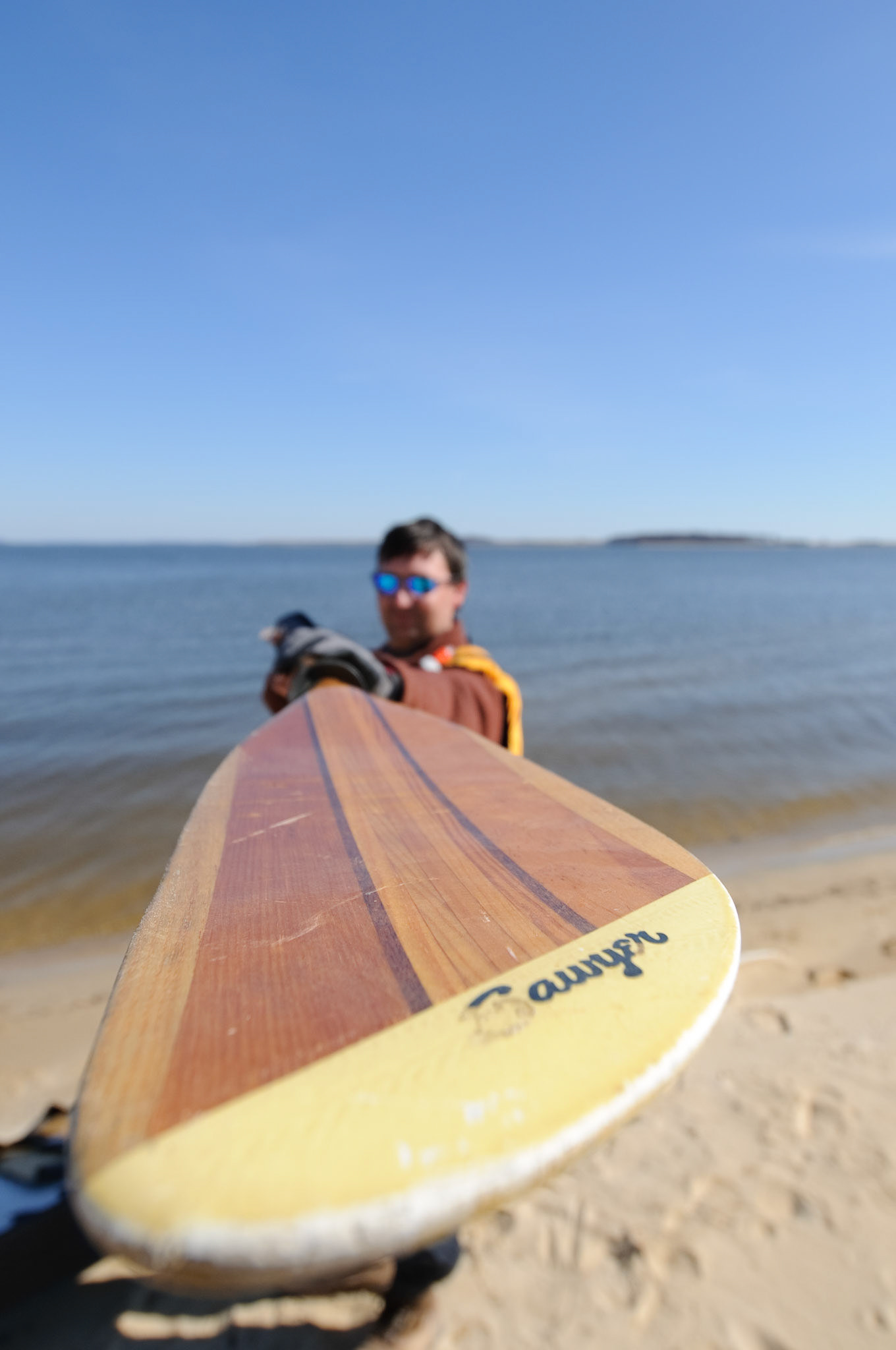 FEBRUARY 15, 2009 - Baltimore, MD, USA - Kayaking with George at Rocky Point Park on near Hart-Miller Island on the Chesapeake Bay. - IMAGE © Andy Herbick 2008 | www.andyherbickphotography.com - ALL RIGHTS RESERVED.