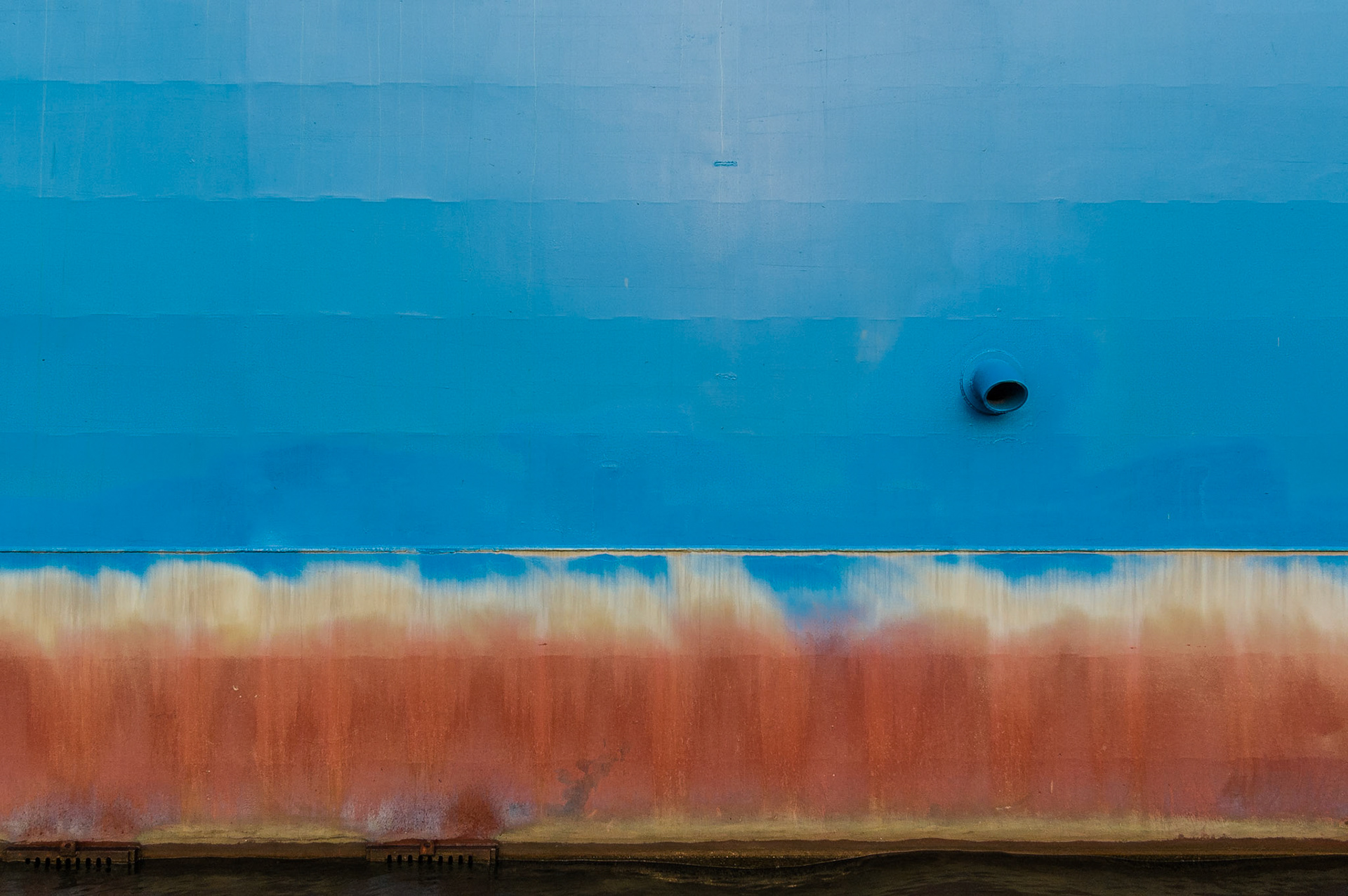 Detail of a dry dock at General Ship Repair's waterfront repair facility