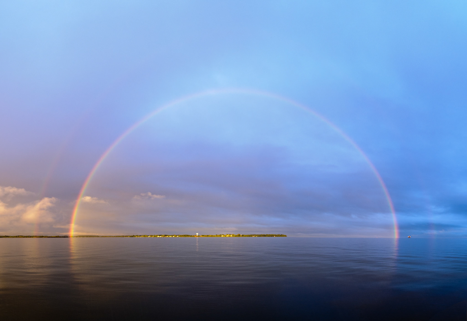 SEPTEMBER 23, 2011 - Baltimore, MD, USA - An evening break in the clouds on the first day of fall 2011 leads to a spectacular sunset on the Patapsco River. - IMAGE © Andy Herbick 2011 | www.andyherbickphotography.com - ALL RIGHTS RESERVED.