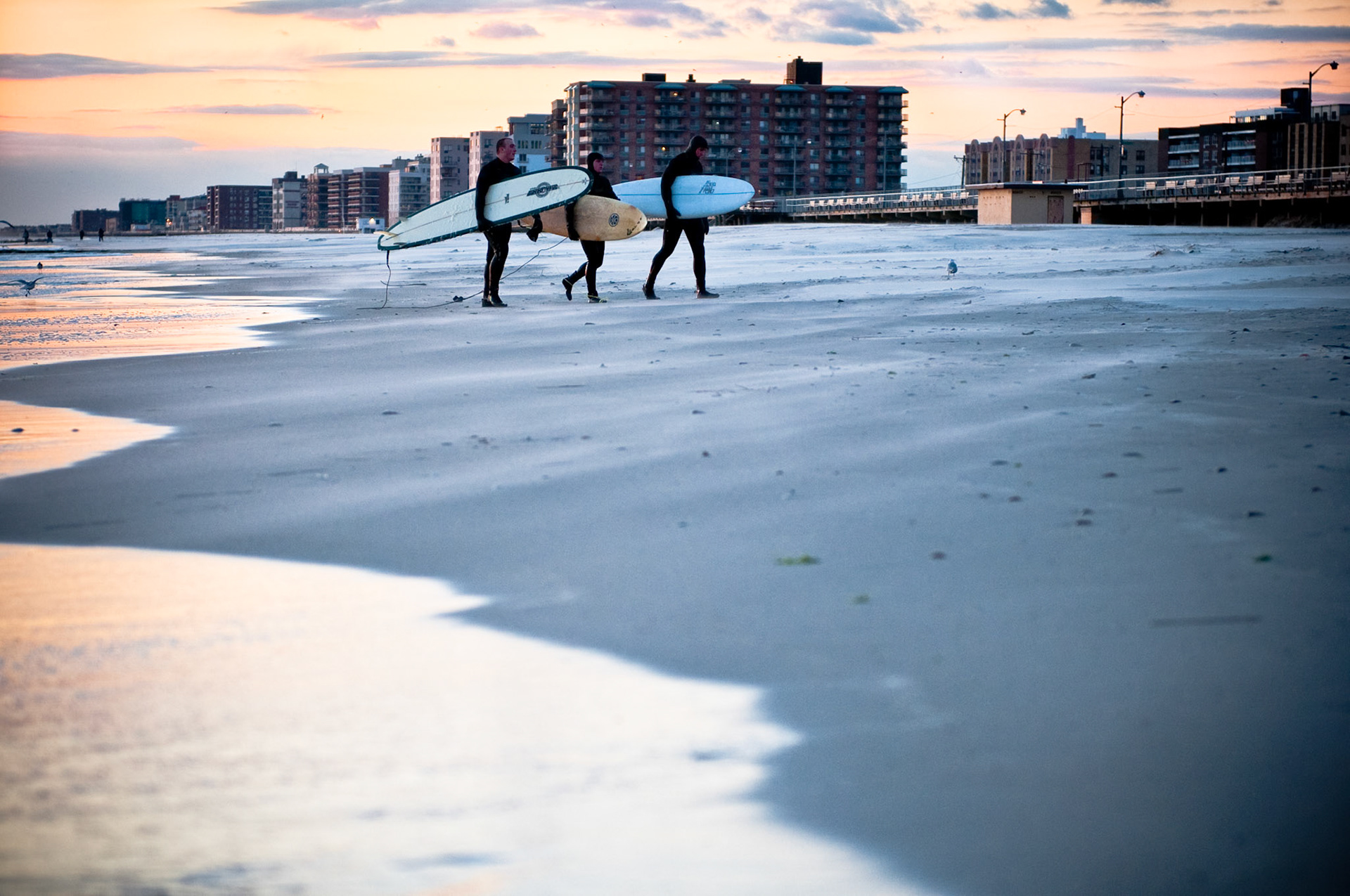 DECEMBER 28, 2009 - Long Beach, NY, USA - A wind-blown beach and ocean on Long Island. - IMAGE © Andy Herbick 2009 | www.andyherbickphotography.com - ALL RIGHTS RESERVED.