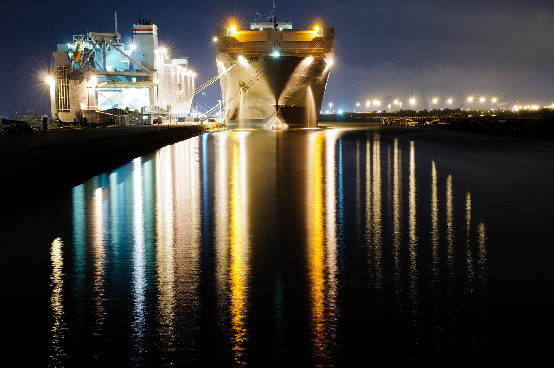 AUGUST 26, 2011 - Baltimore, MD, USA - Ships and docks on the Middle Branch. - IMAGE © Andy Herbick 2011 | www.andyherbickphotography.com - ALL RIGHTS RESERVED.