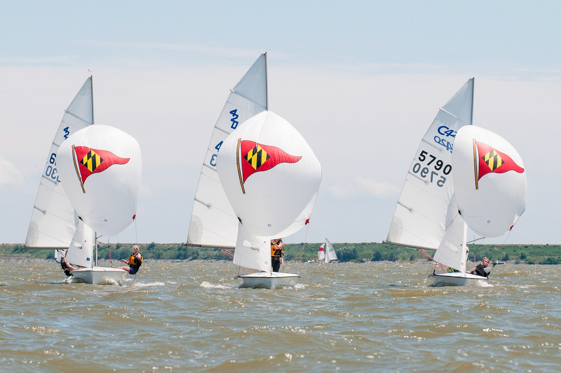 JUNE 29, 2013 - Baltimore, MD, USA - The 2013 Junior Olympics Festival - Chesapeake Bay Open at Baltimore County Sailing Center. - IMAGE © 2013 Andy Herbick | www.andyherbickphotography.com - ALL RIGHTS RESERVED.