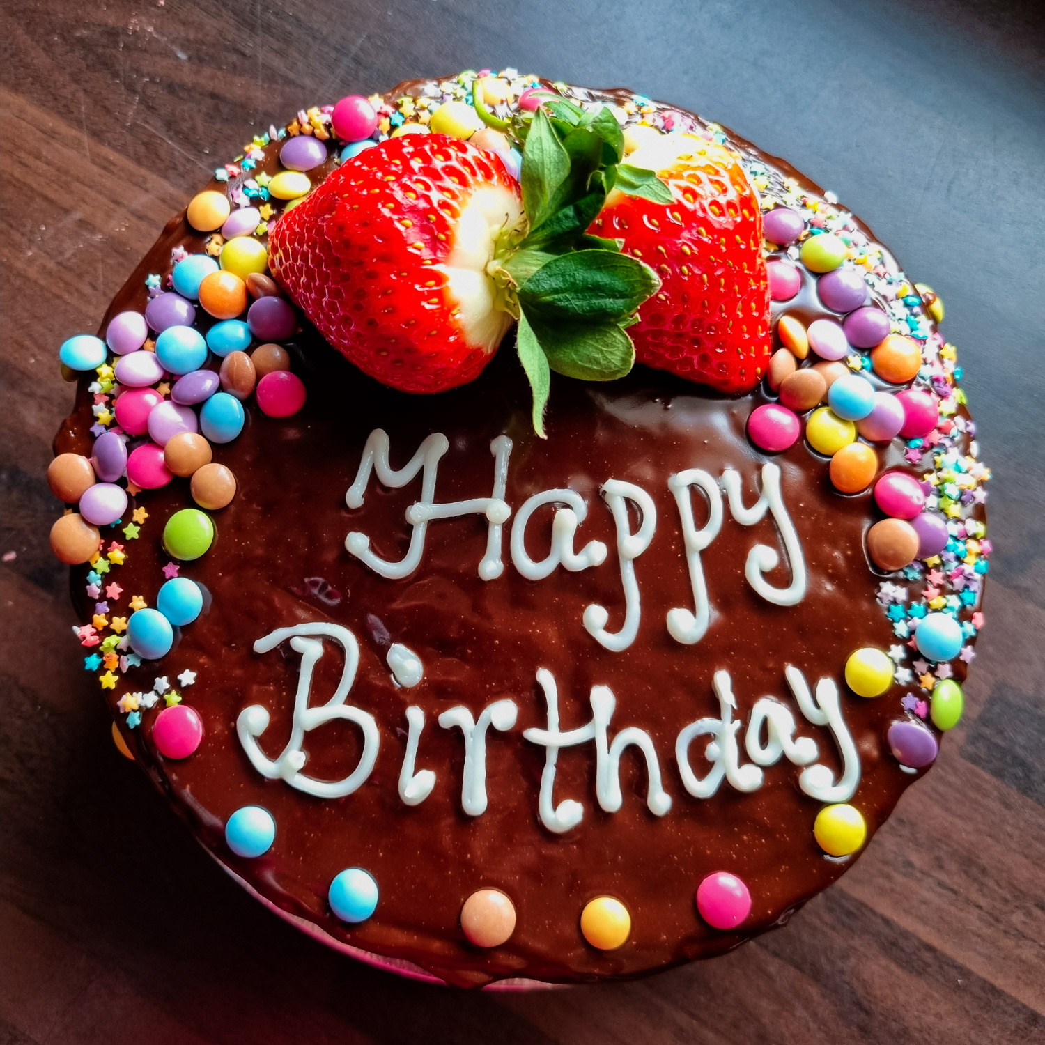 Chocolate fudge Birthday cake