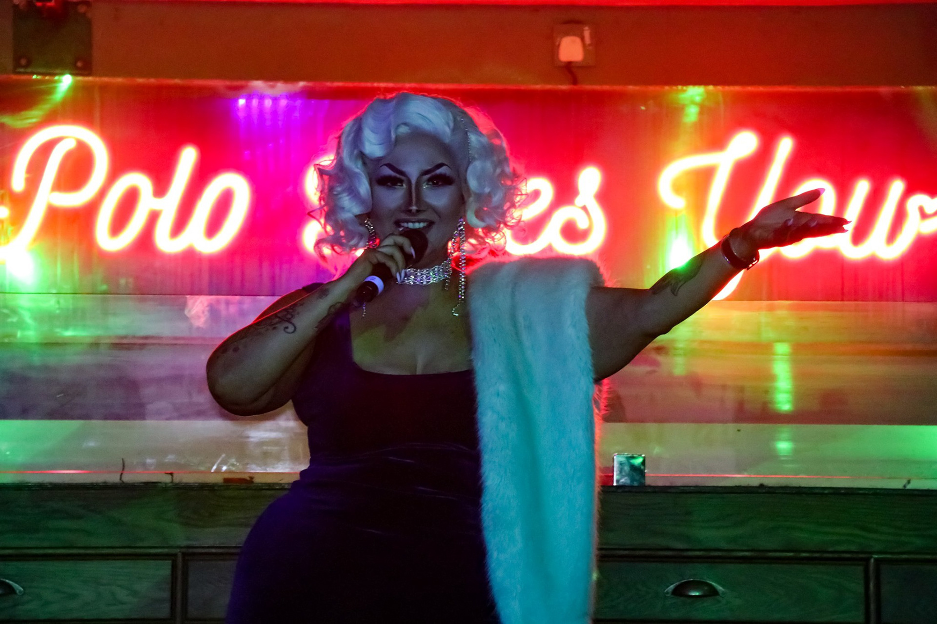 Drag Aid at The Polo Lounge, Glasgow, Scotland, 2020