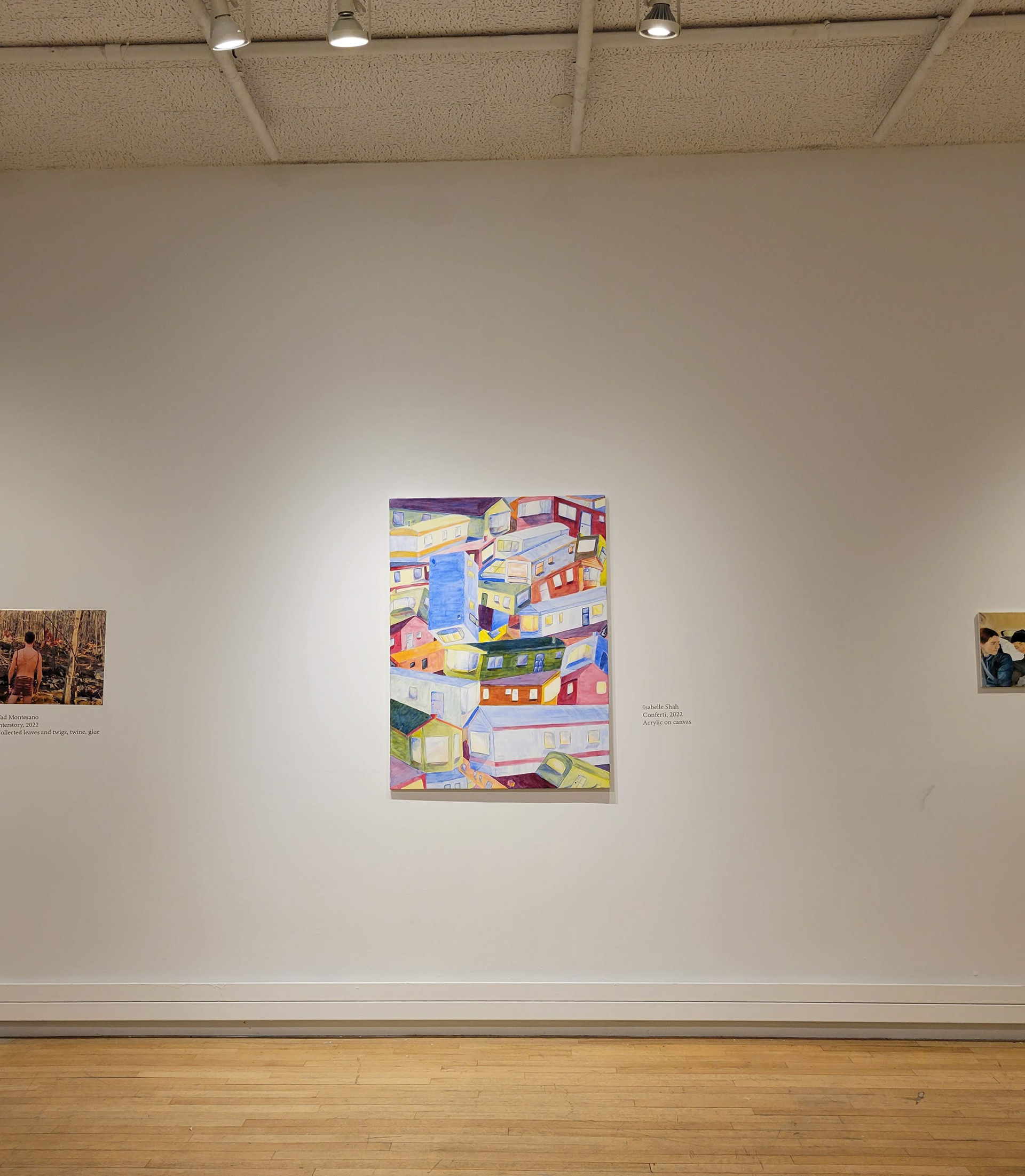 Conferti, 2022. Acrylic on canvas. 36 x 48 inches.