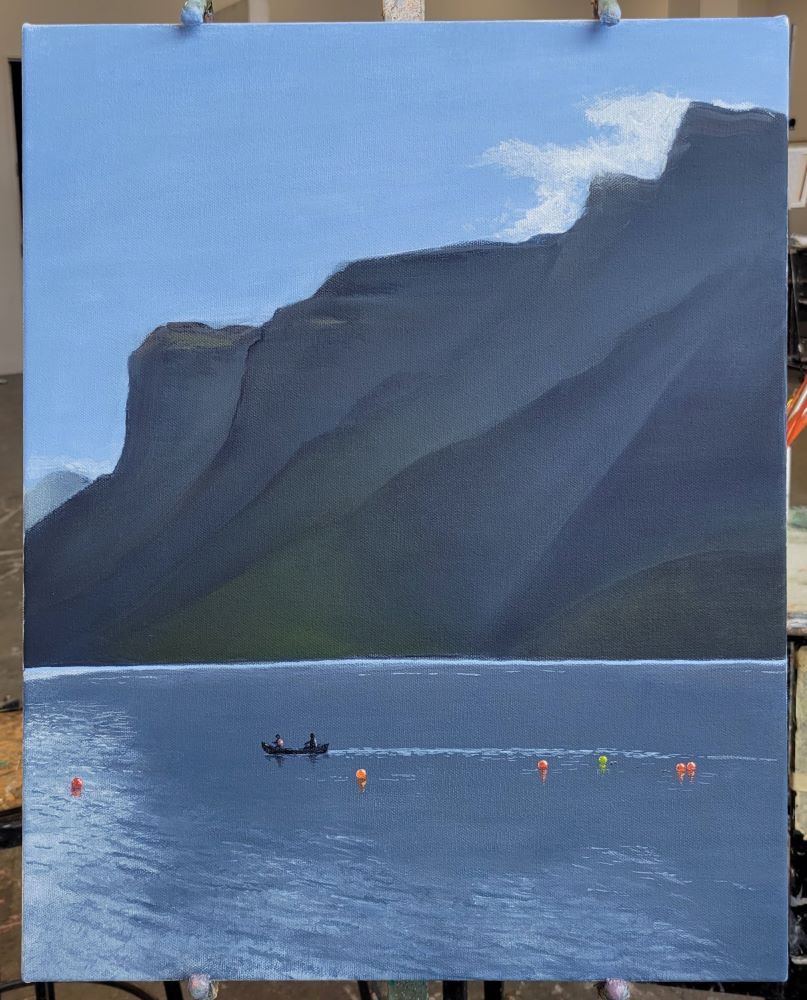 Untitled, 2023. Oil on canvas. 18 x 24 inches.