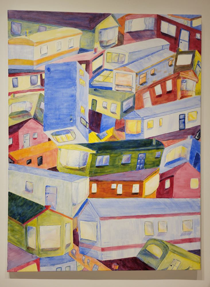 Conferti, 2022. Acrylic on canvas. 36 x 48 inches.