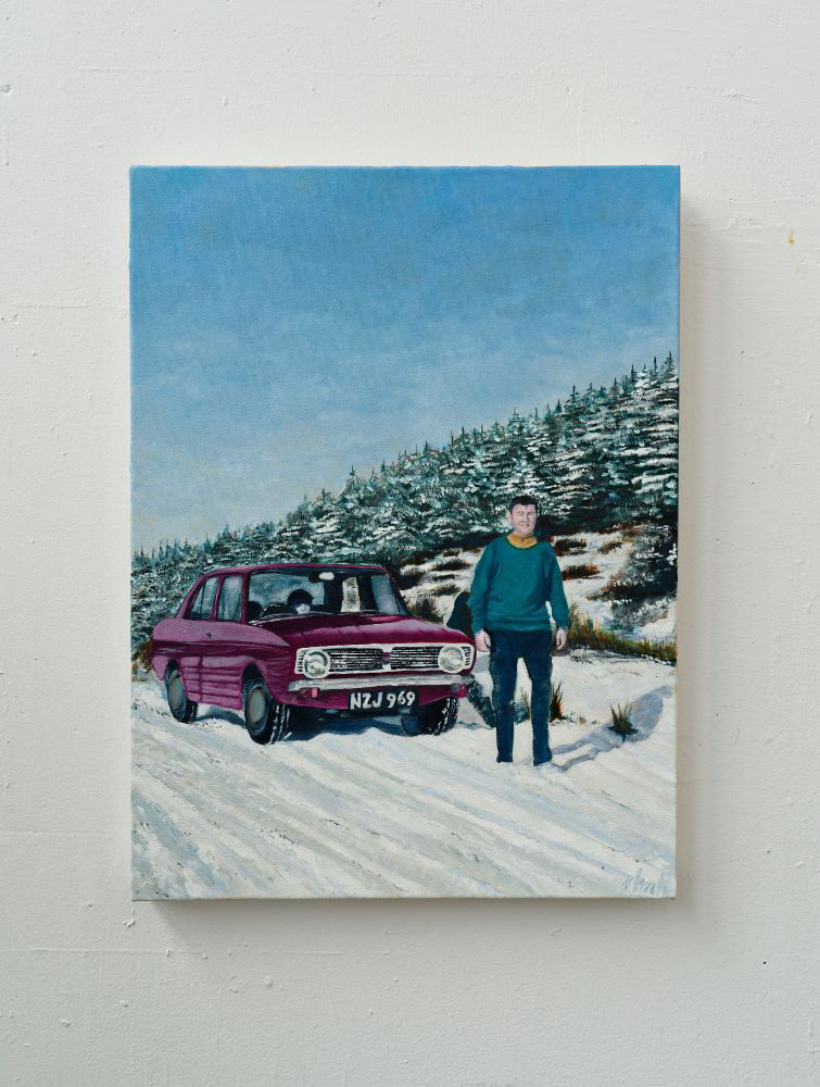 Don’t leave, 2023. Oil on canvas. 24 x 30 inches.