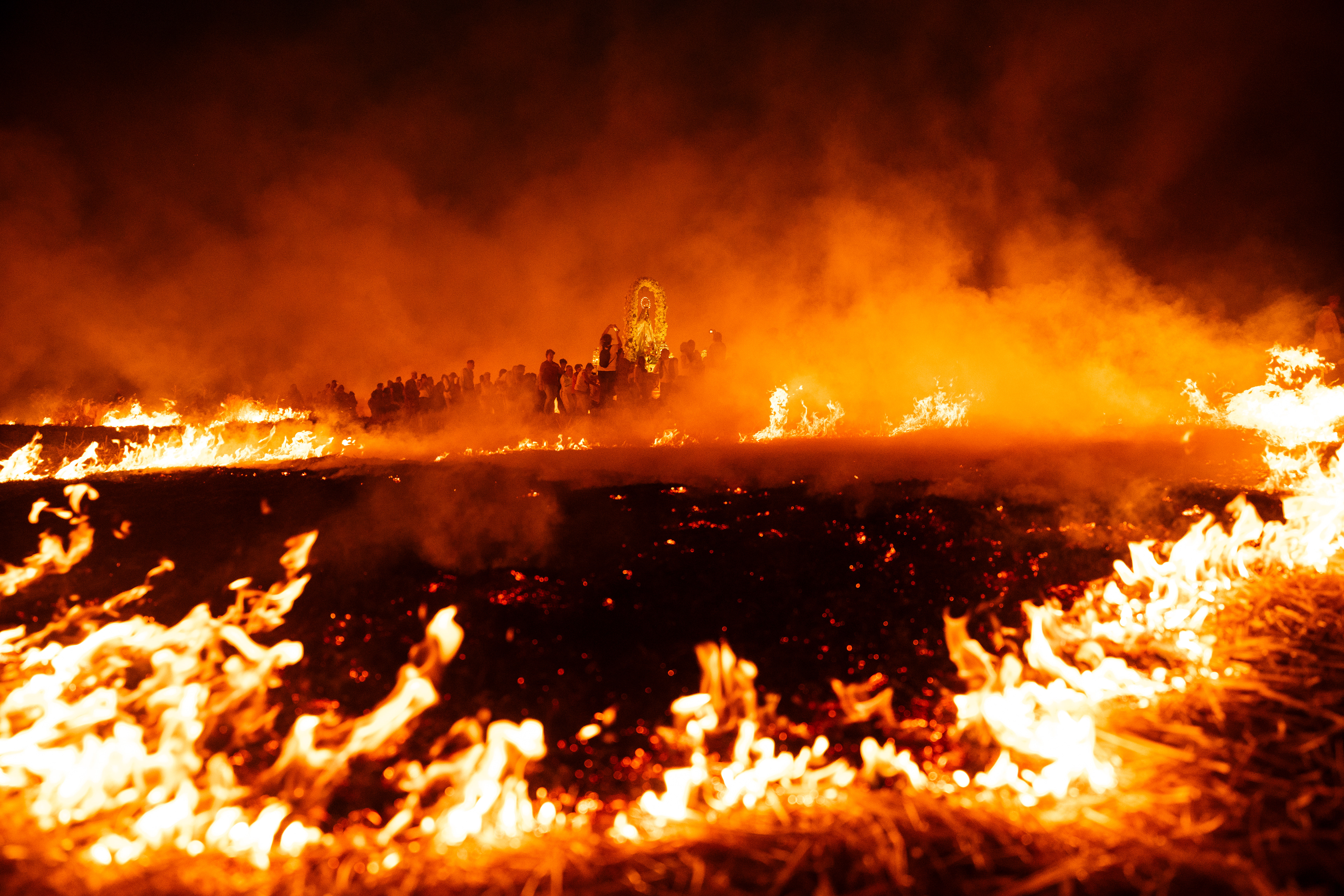 Procesion del Fuego, Humanes, 2025