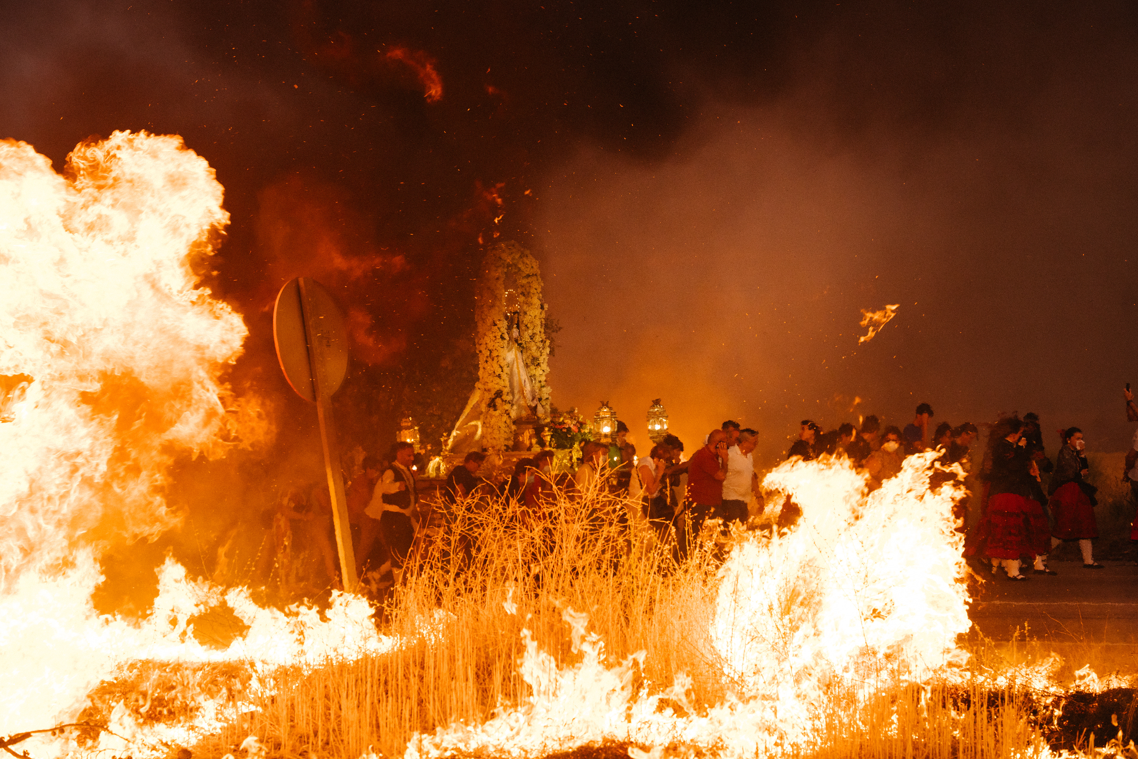 Procesion del Fuego, Humanes, 2025