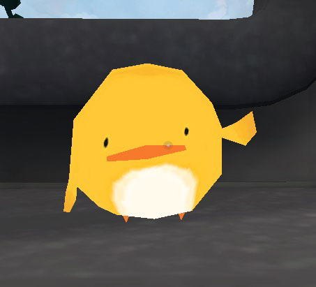 Blender使用 - 少ないポリゴン数のひよこ。VRChat導入