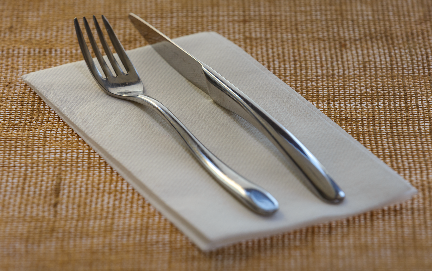 Servilletas de papel Airlaid BLANCO plegadas a 1/8