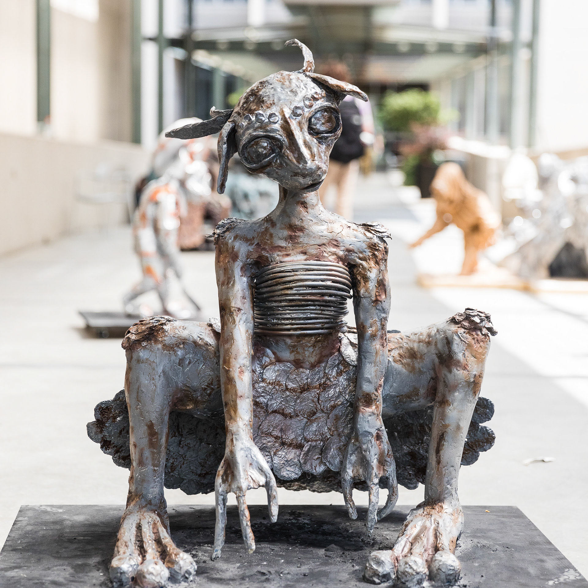 Scavenger Guardian Sculpture