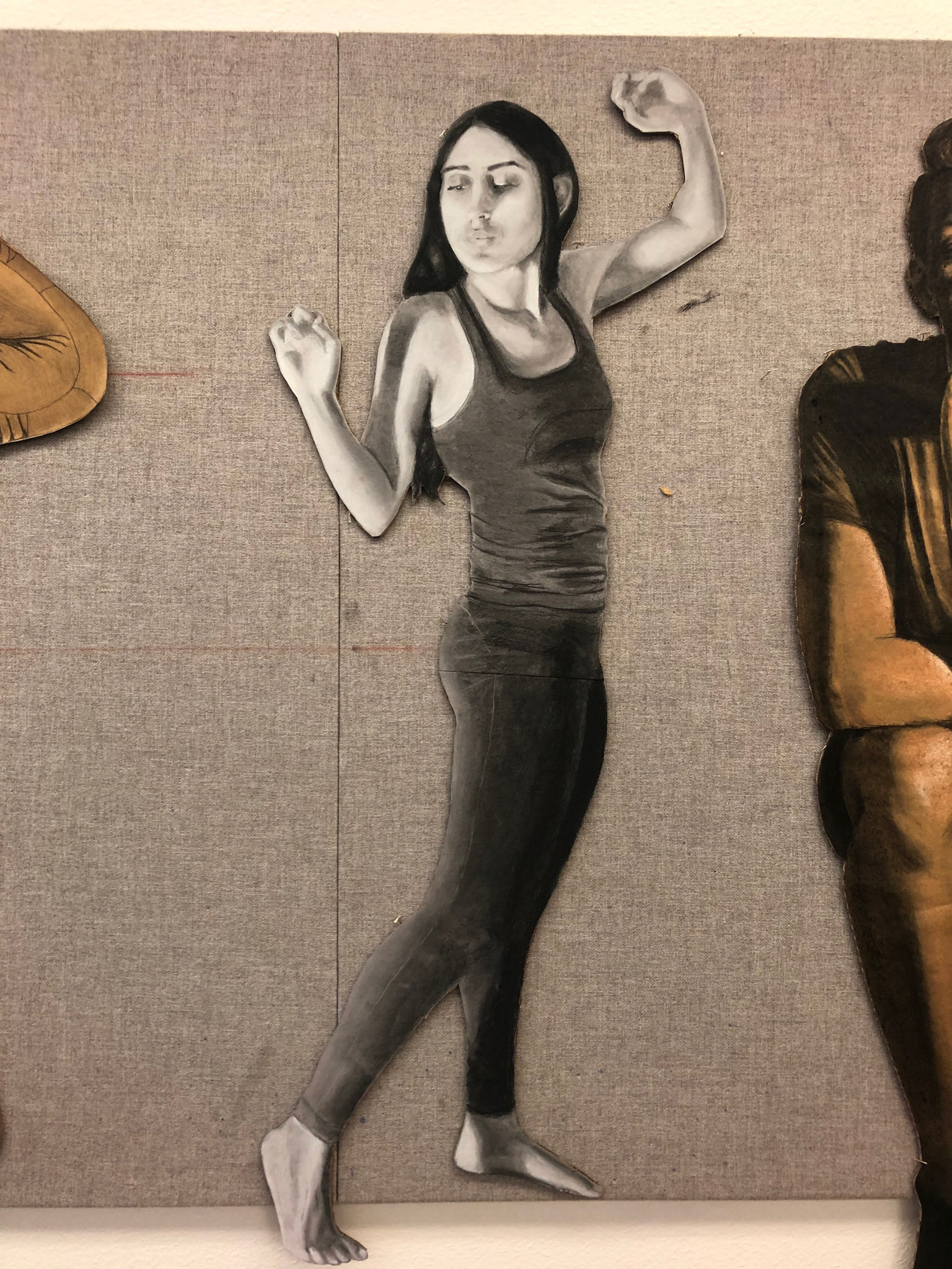 Life Drawing Self-portrait (Charcoal)