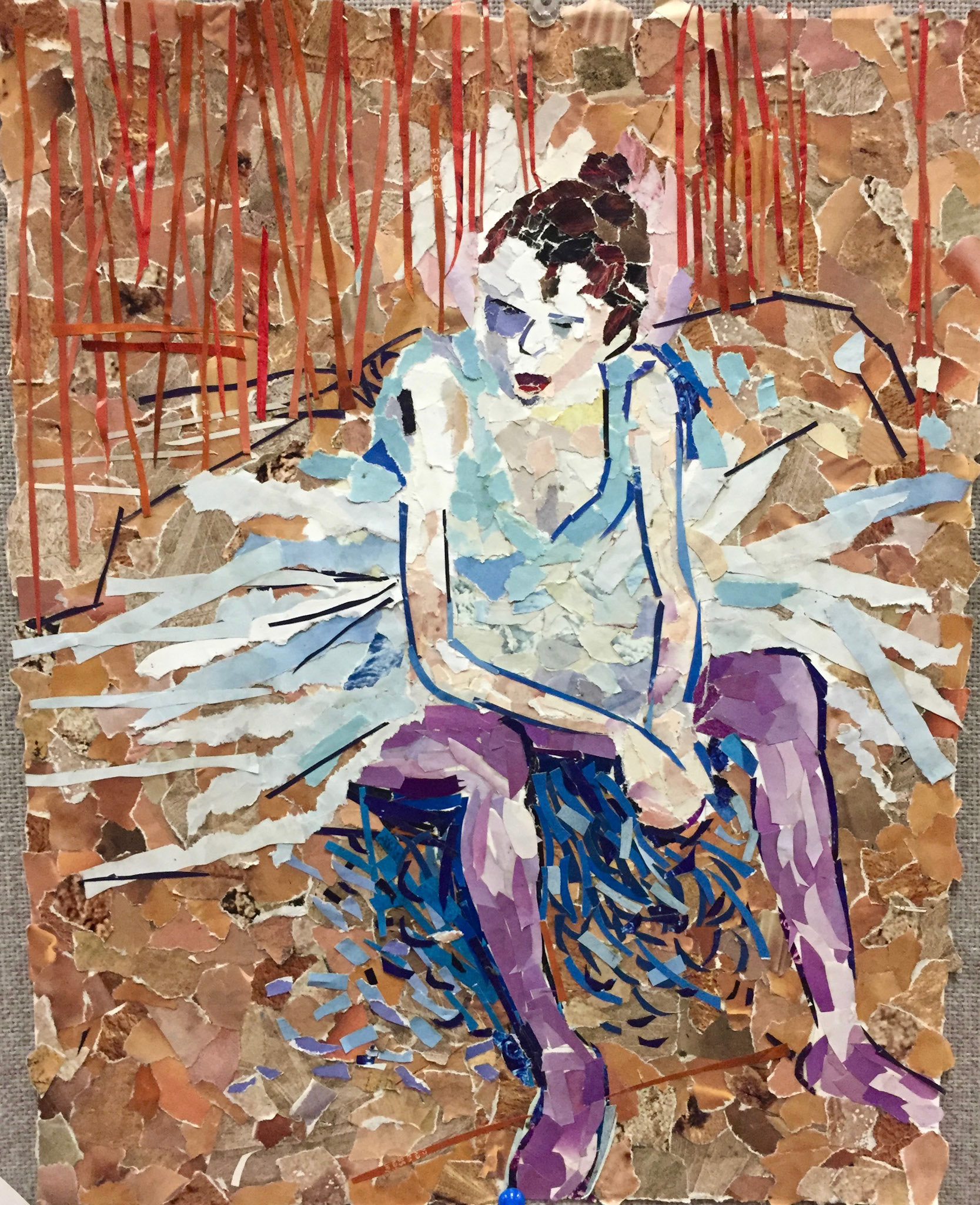 Toulouse Lautrect inspired Collage (Magazine)