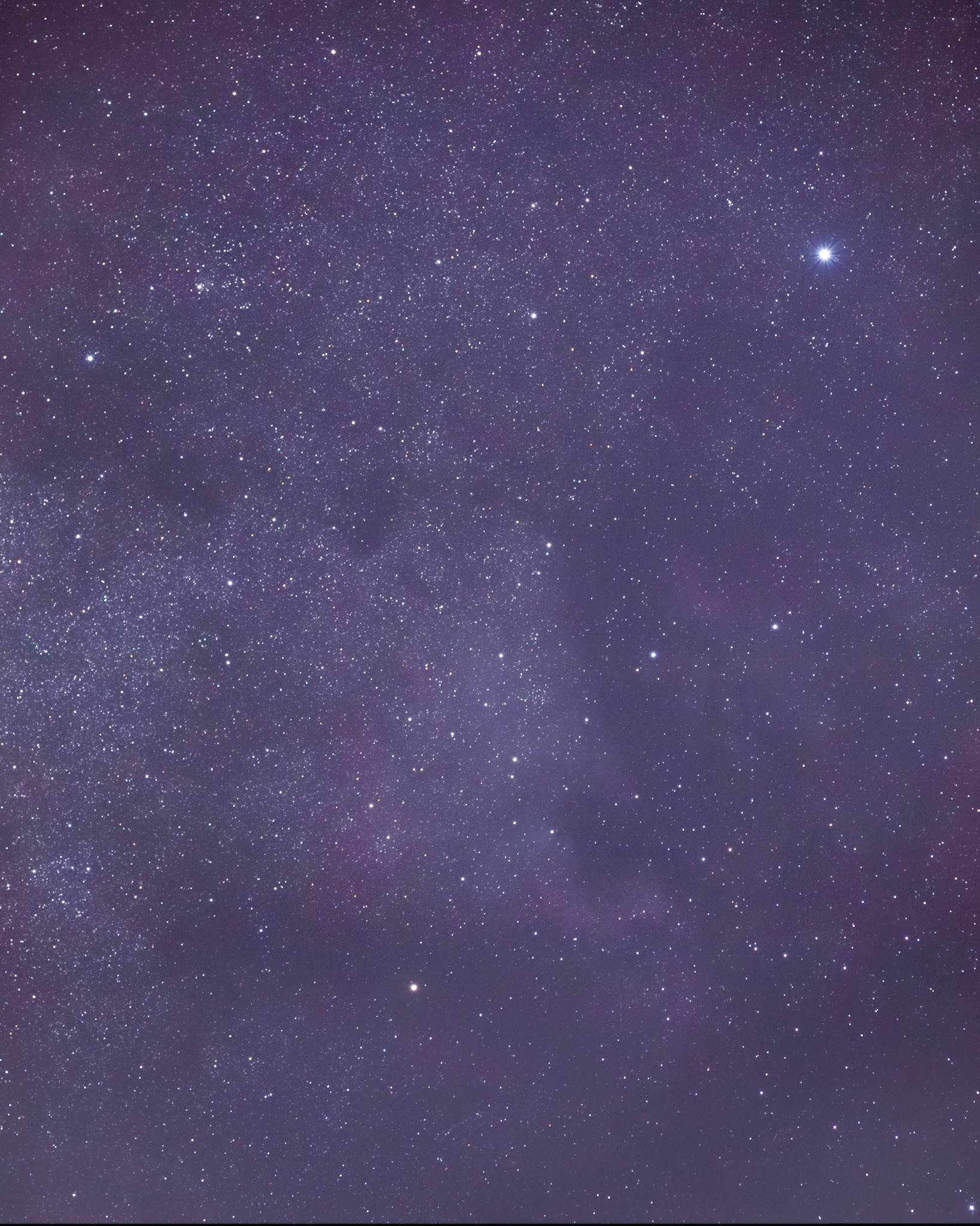 Shot in Berlin, Germany with heavy light pollution.