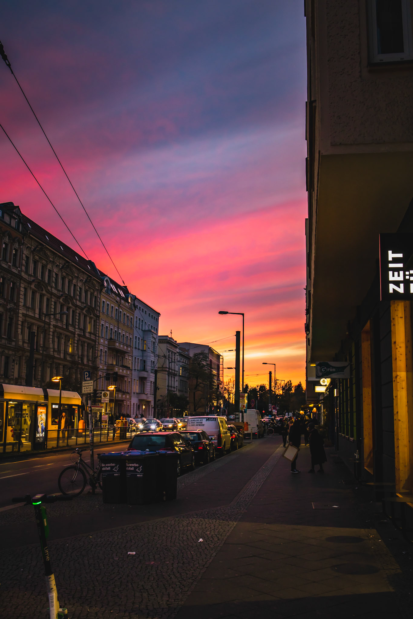 Prenzlauer Berg at Sunset