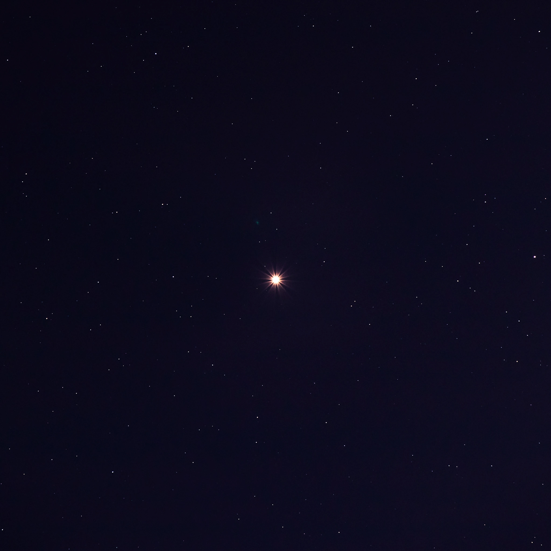 Shot in Berlin, Germany with heavy light pollution.