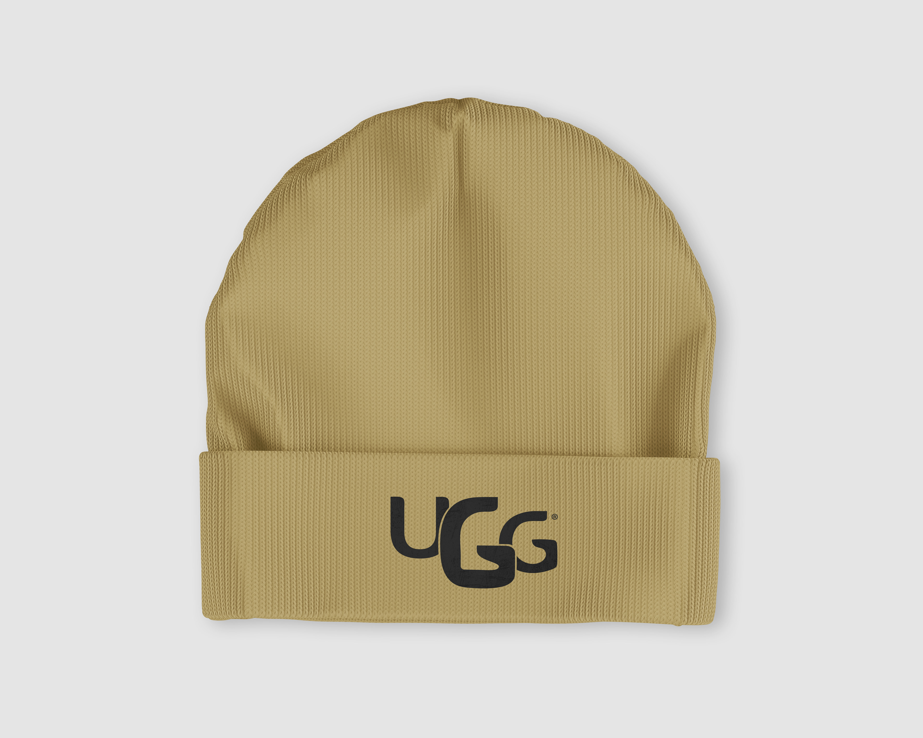 Tan Winter Hat w/ Primary Logo
