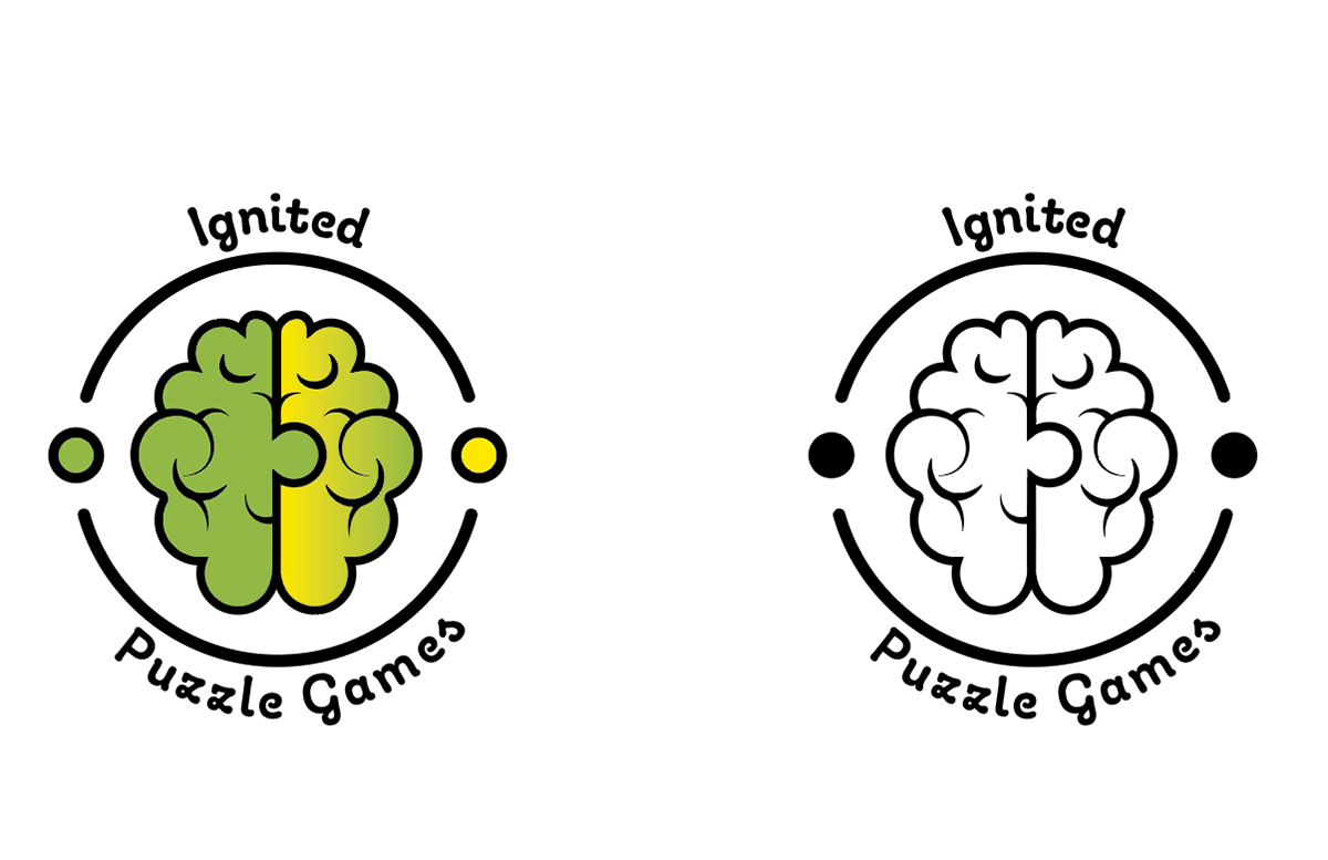 Ignited Logo's in color & B&W