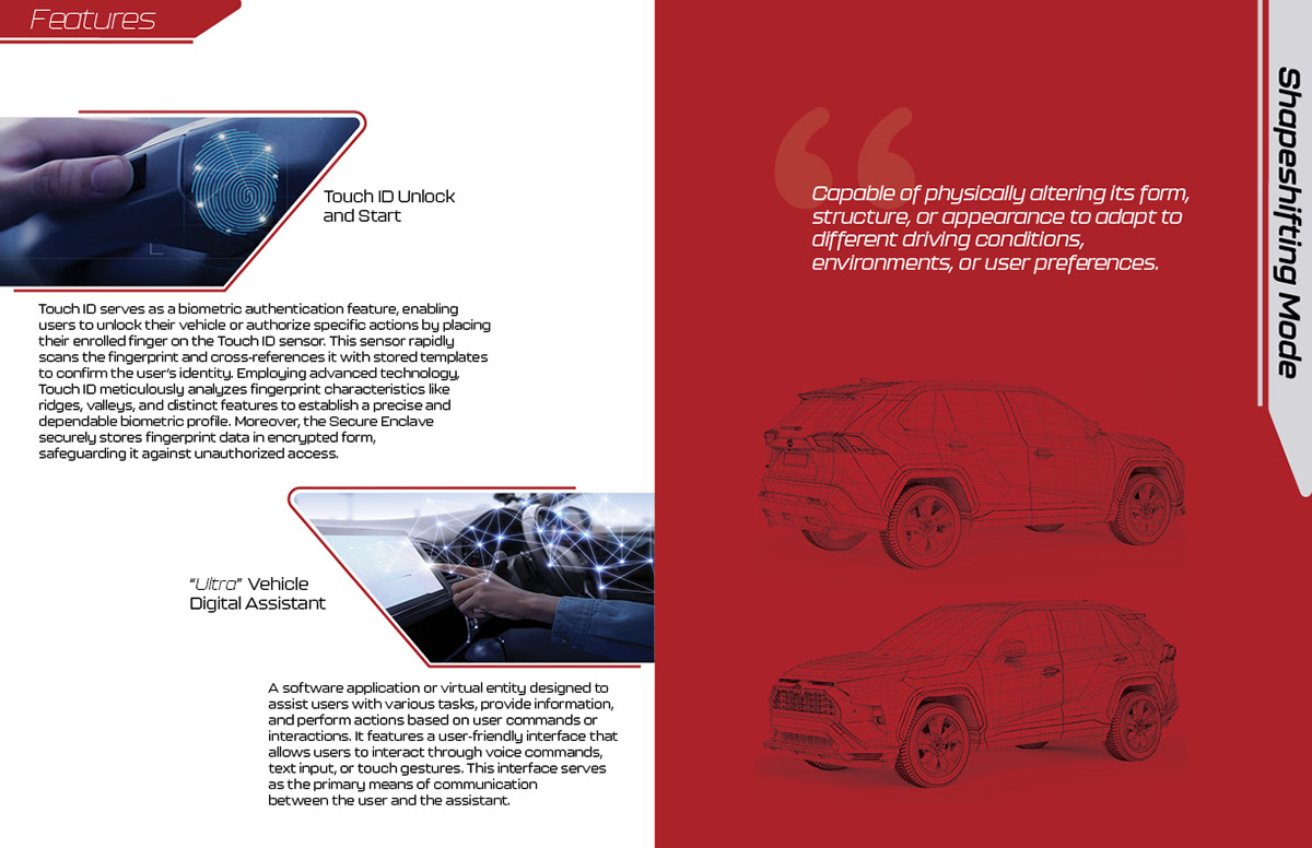 Ultra Vehicle Features