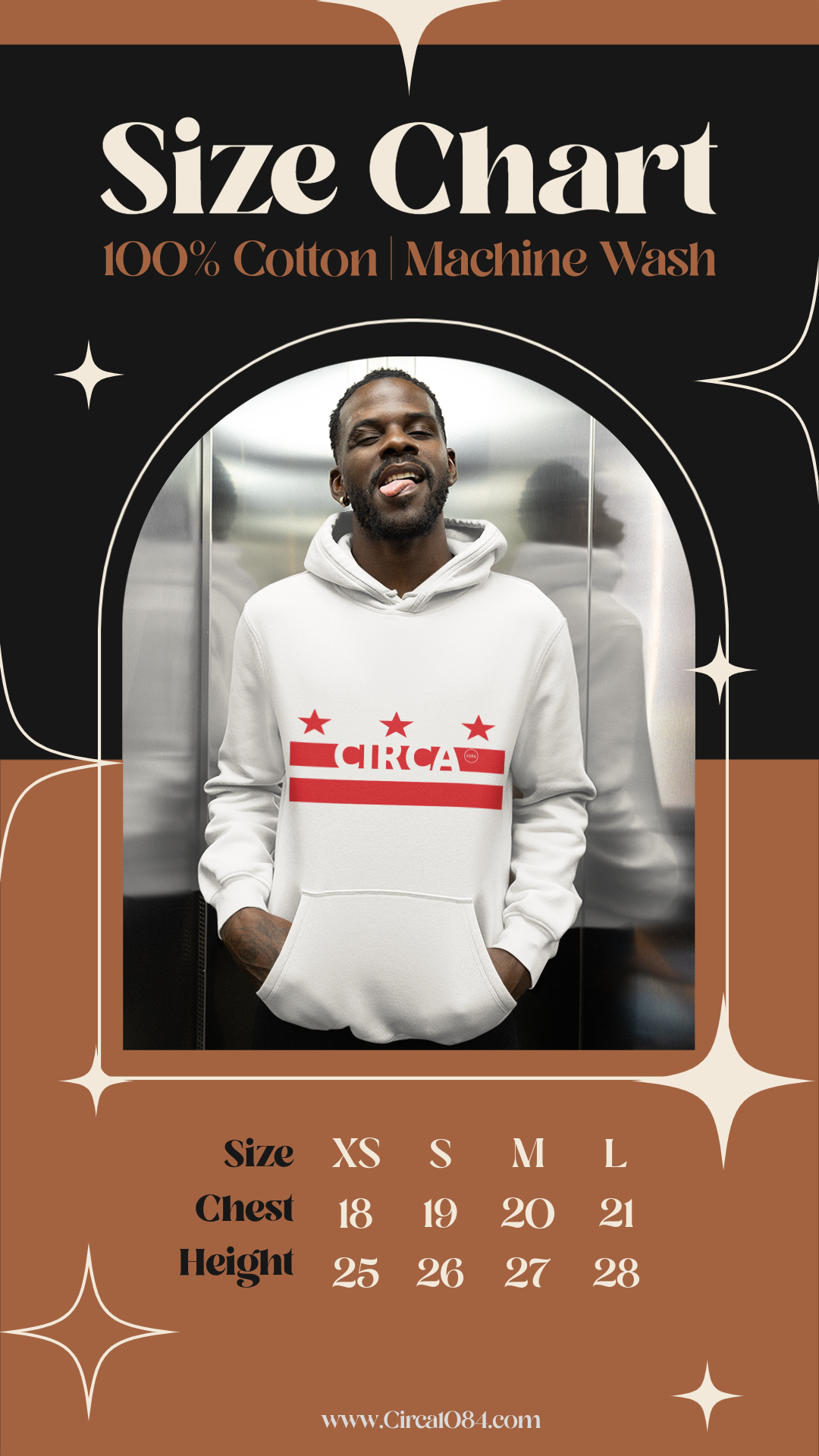 Circa1084 White Sweatshirt