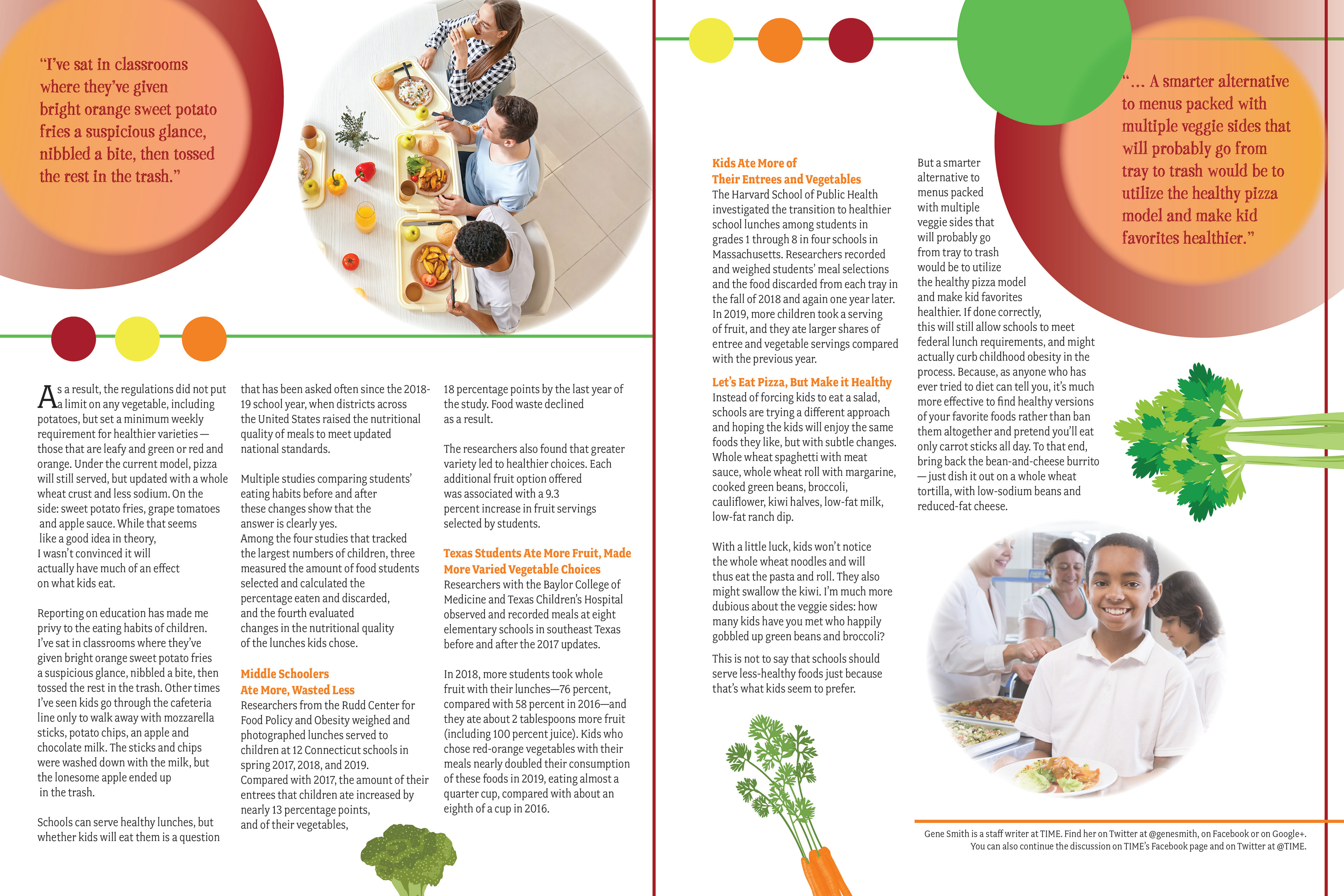 Magazine Content Pages Layout