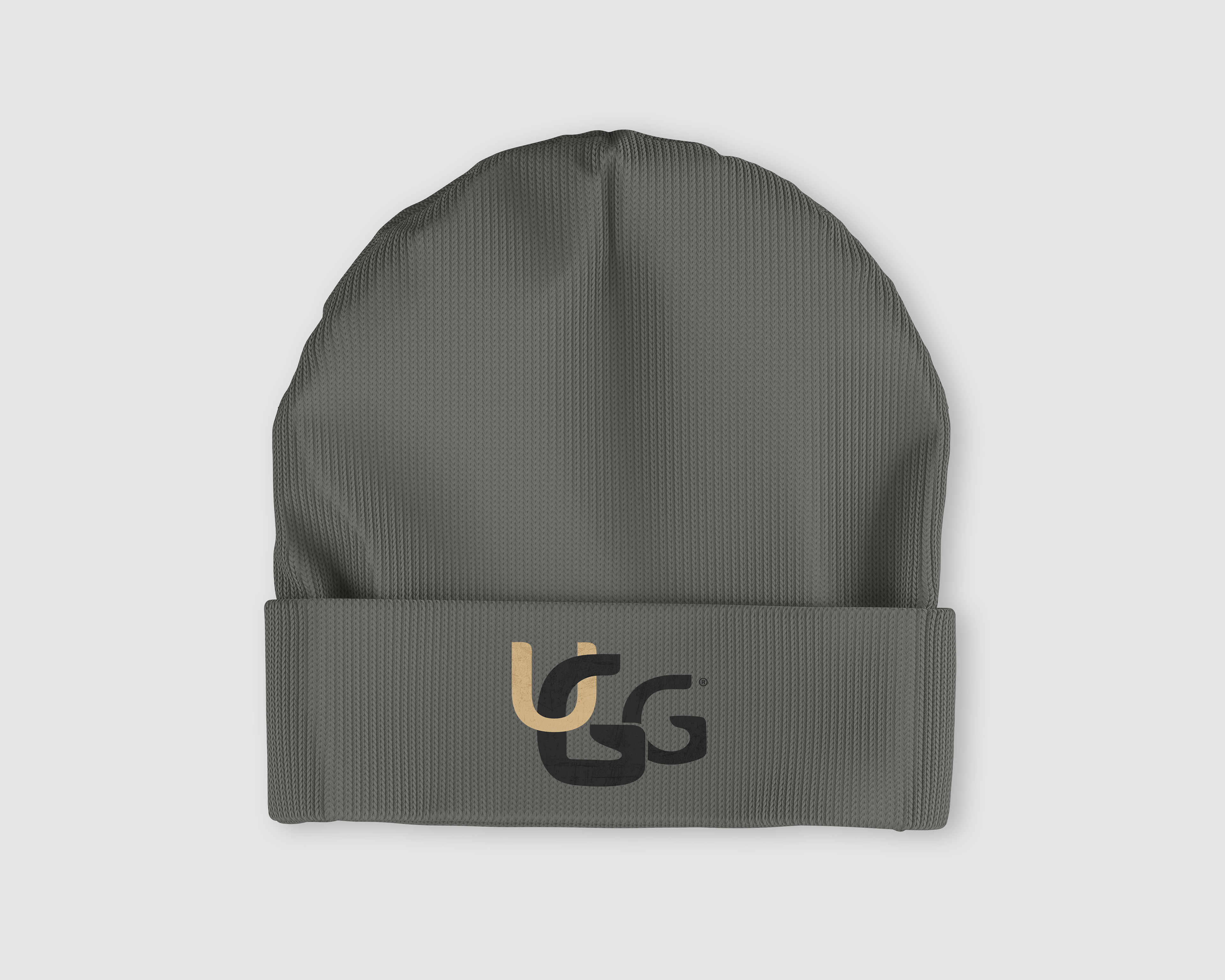Gray Winter Hat w/ Secondary Logo