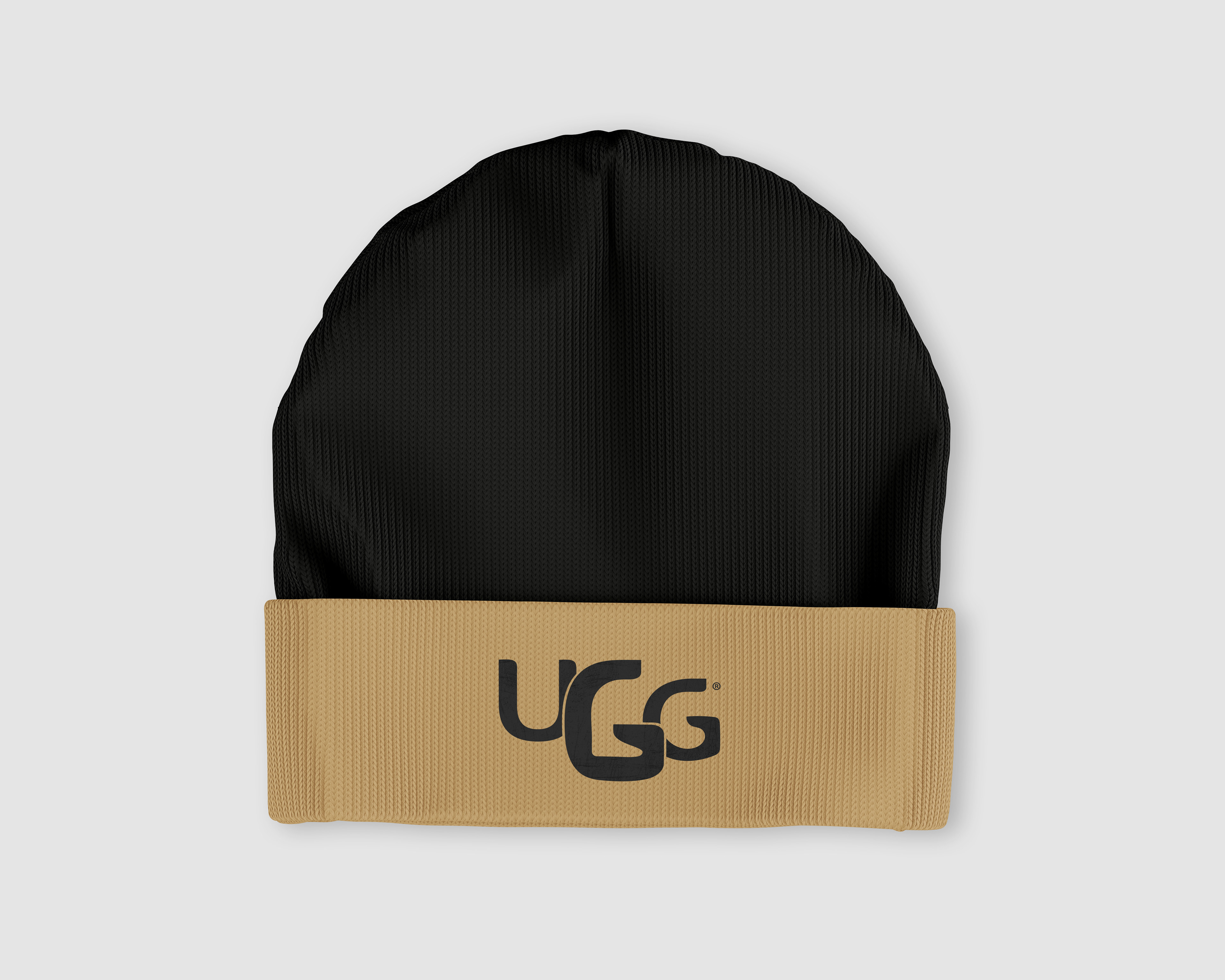 Black & Tan Winter Hat w/ Primary Logo