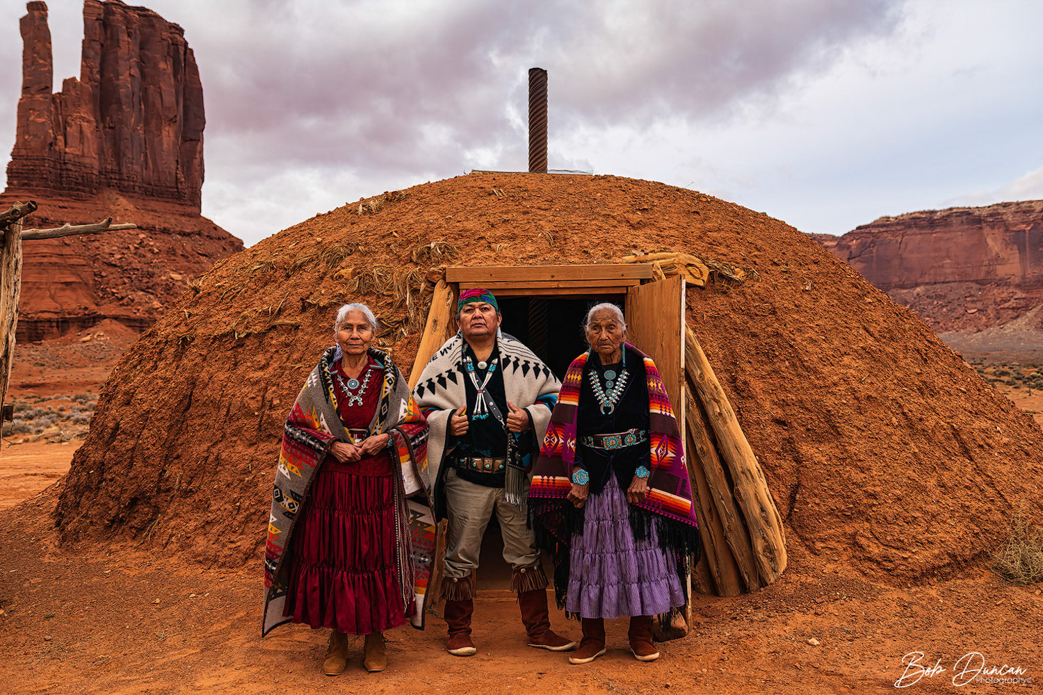 Navajo at Hogan-3563