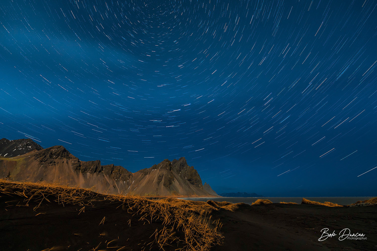 6470-Vestrahorn Star Trails