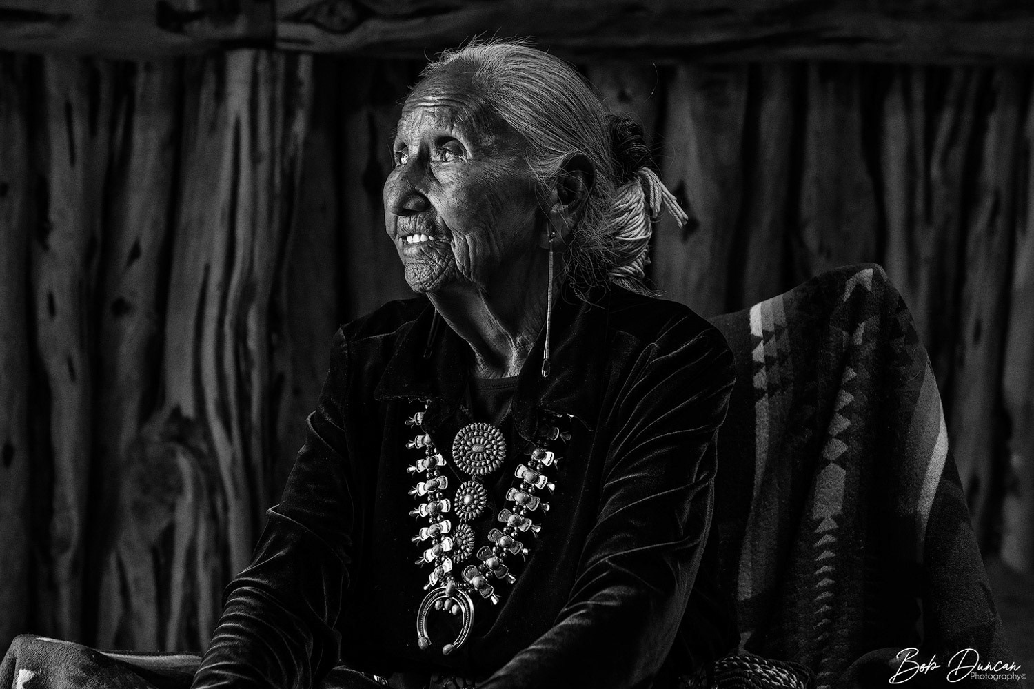 B+W Navajo Elder-3483