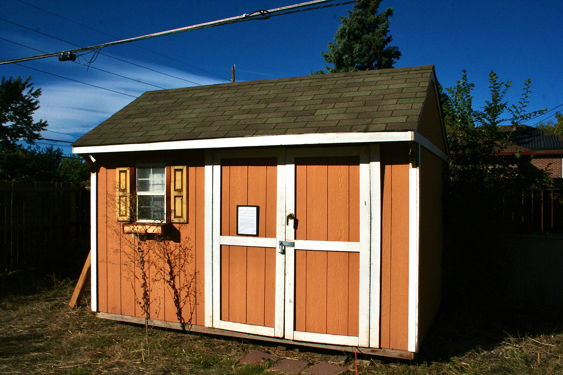 Shed where Nightmare Film was projected