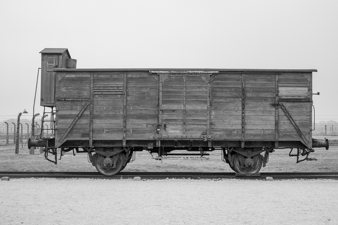 A train car used to transport prisoners directly to the gas chambers
