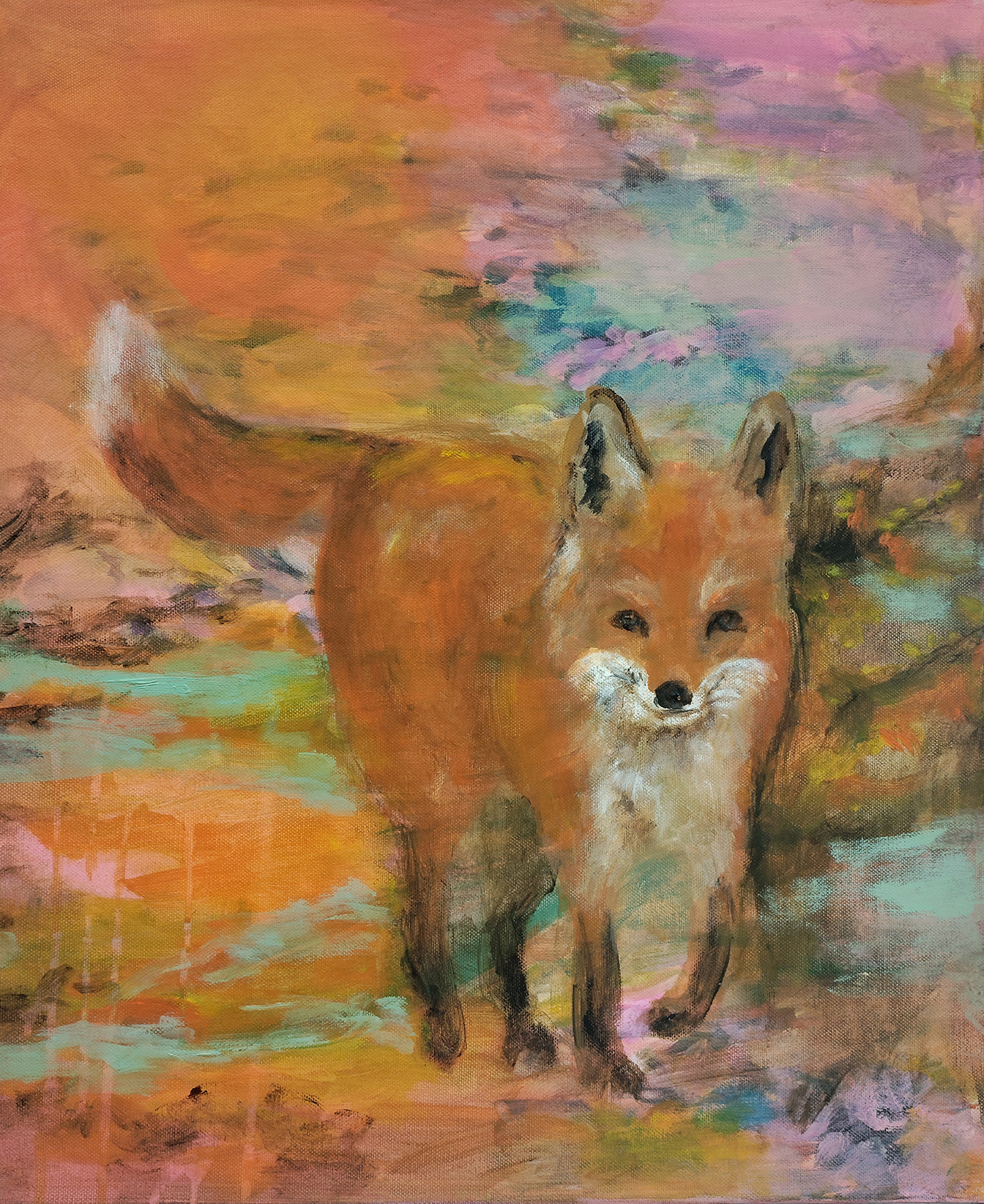 Gumbostrandin kettu (orginal artwork sold)