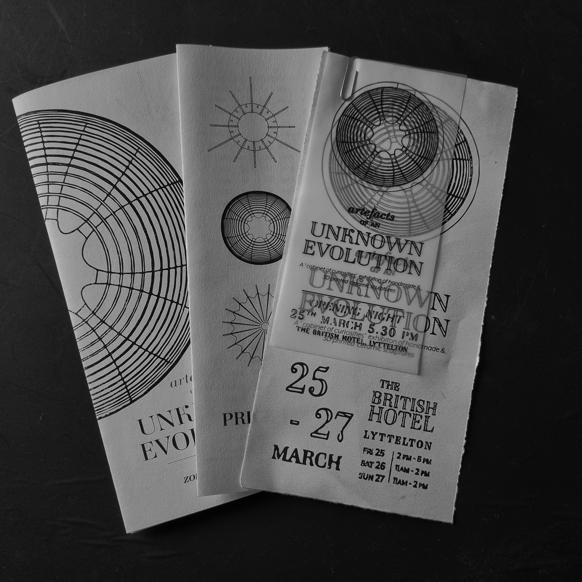 brochure, price list, flyer + invitation