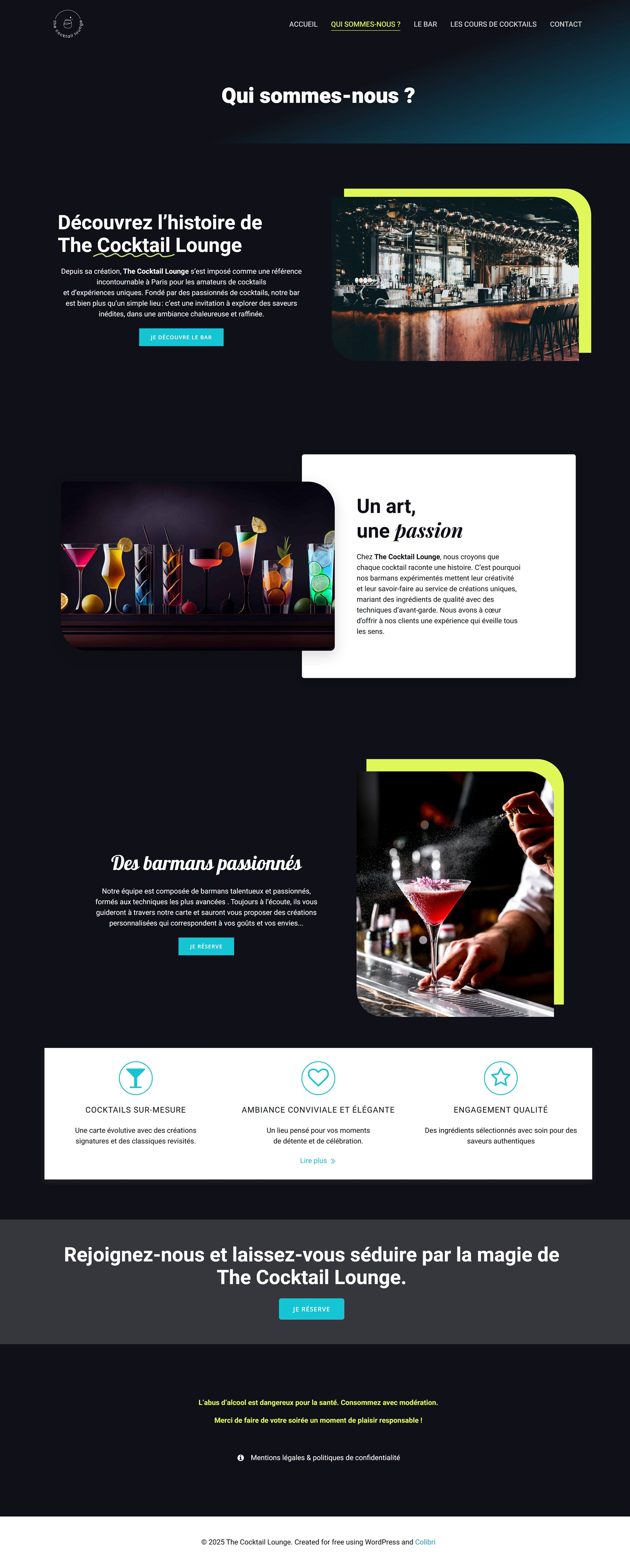 Page Qui sommes-nous ?