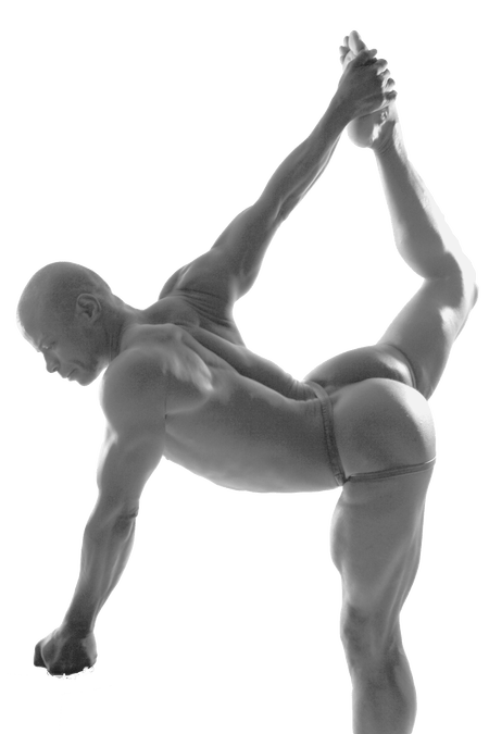 The different colors of the pose which led me to my current logo