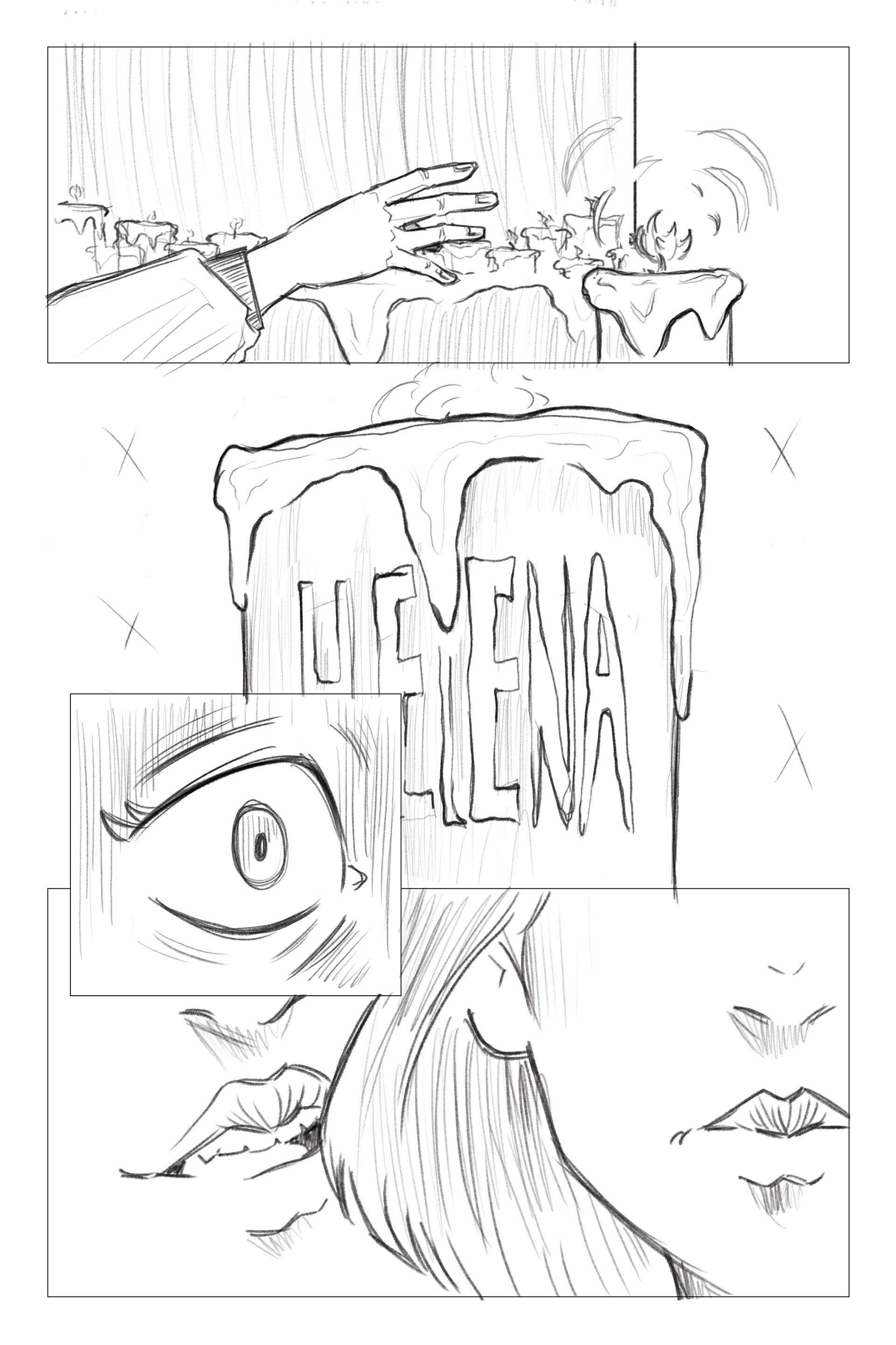 Pencil version of page #7