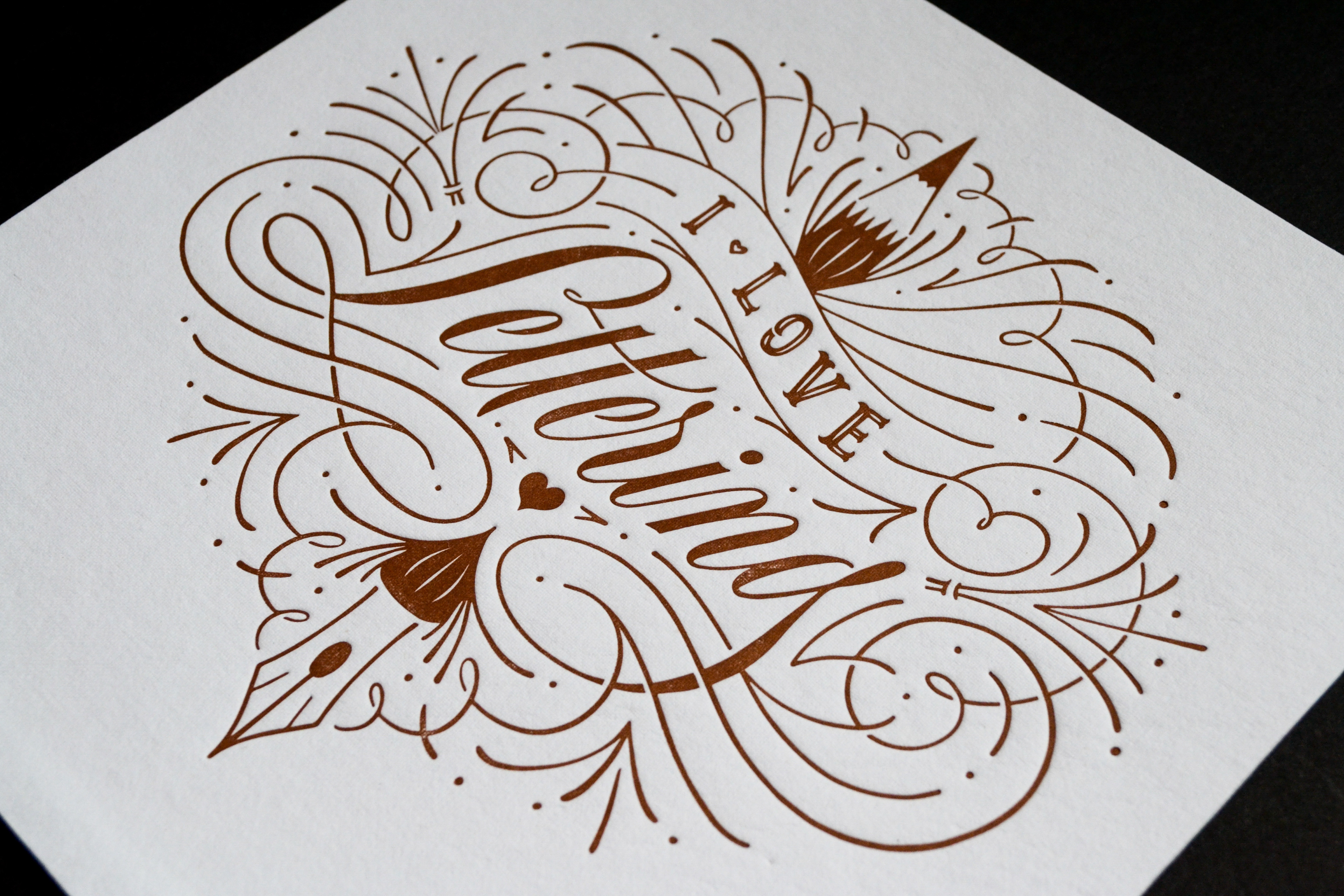 Aline Kaori - Calligraphy & Lettering - Mindful Script Lettering Process