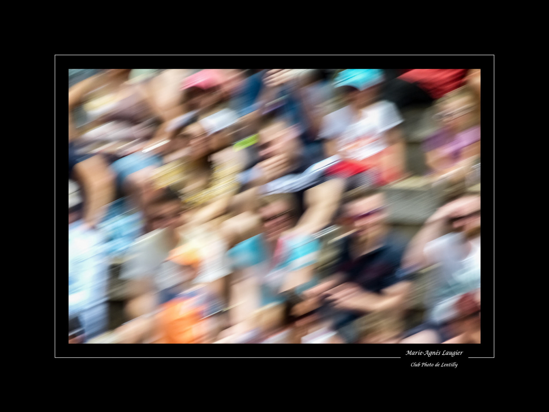 Marie-Agnès Laugier – Foule – Villars les Dombes