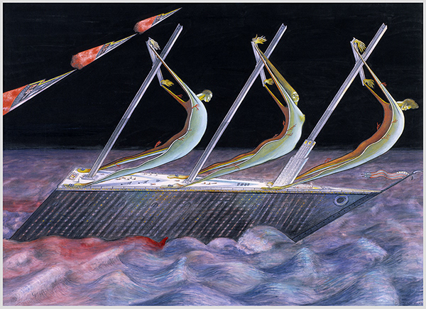 1947 - Victorious Ship (Sails)
