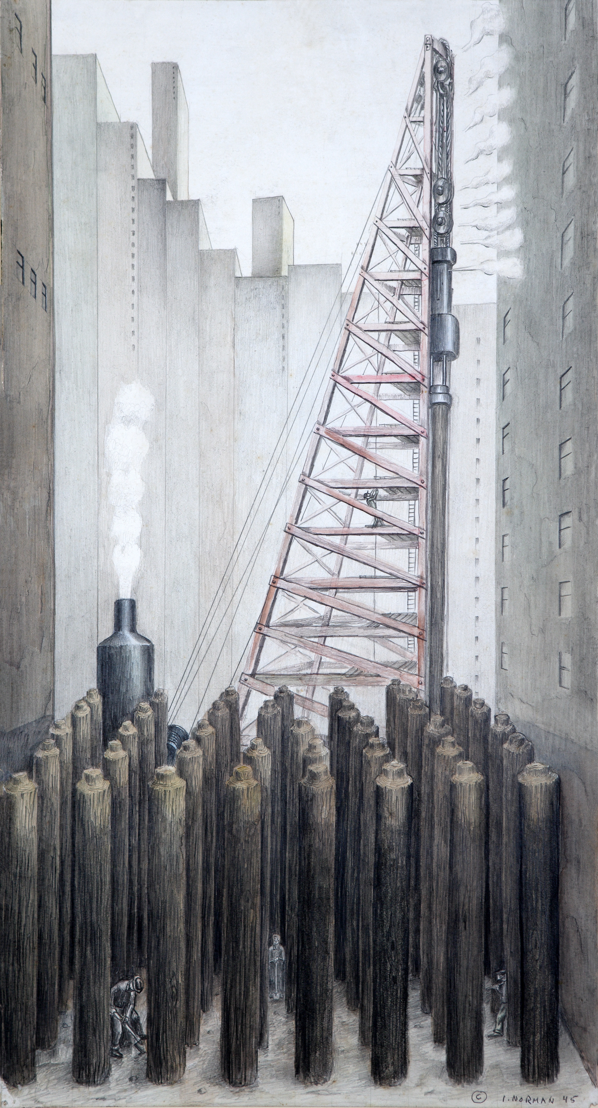 1945 - Pile Driving