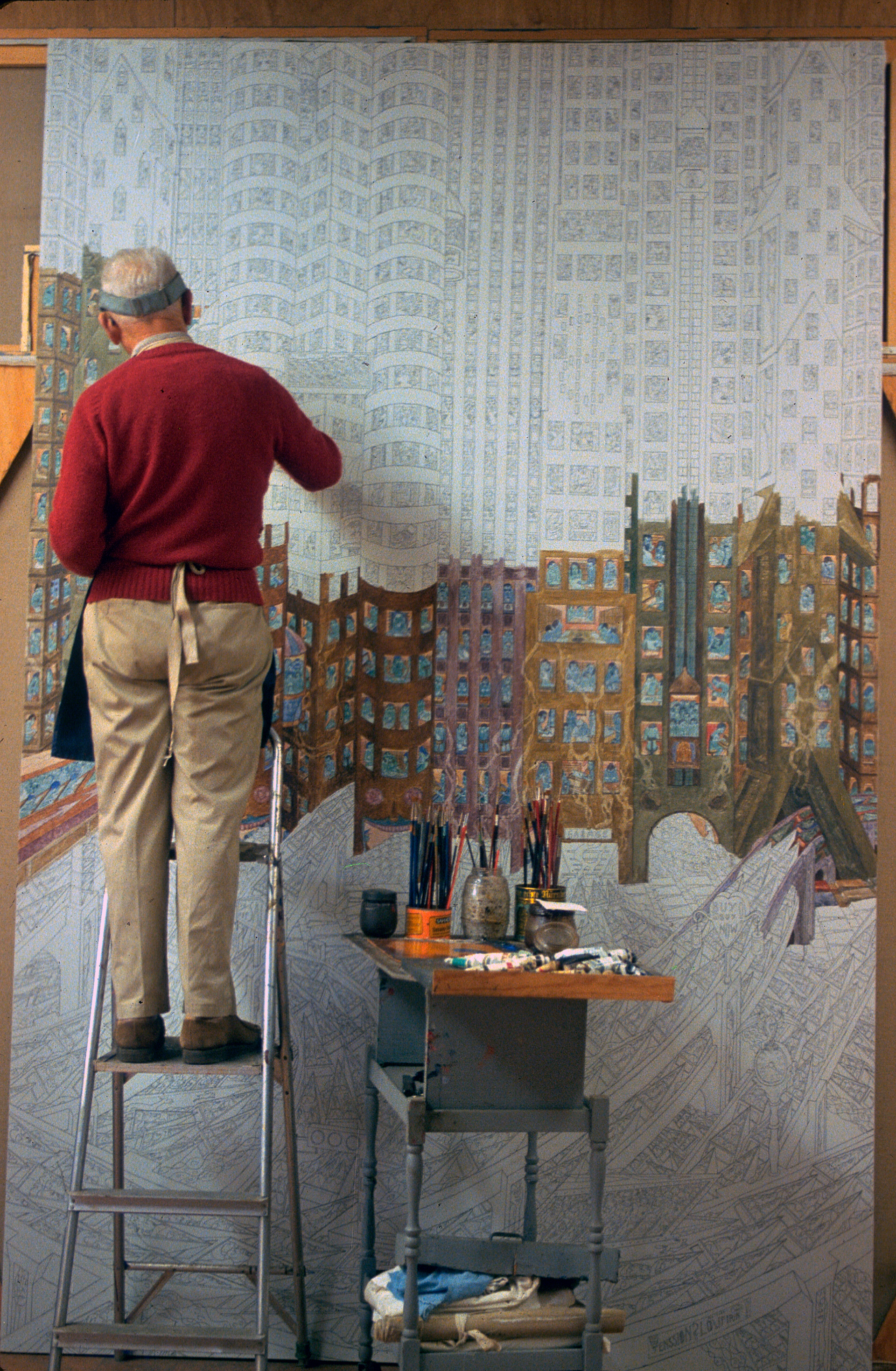 1984 - Irving working -05 (Photo(s) by Dan Gundlach