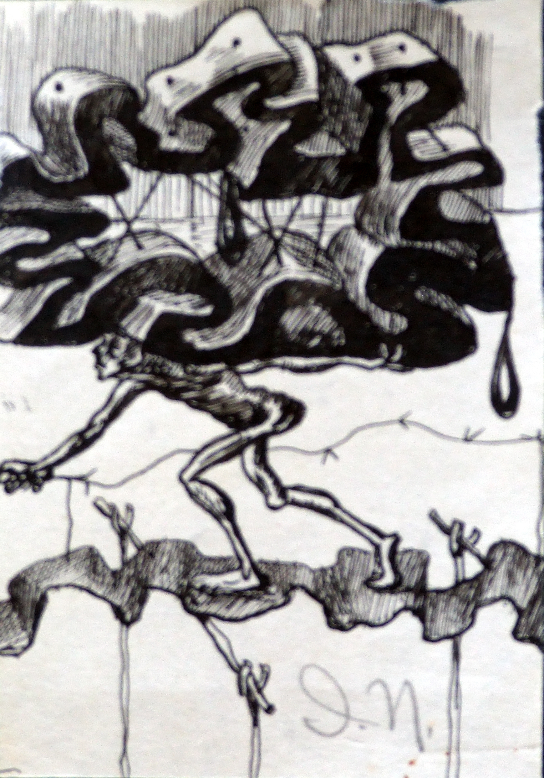1957 - Procession  - Study 2