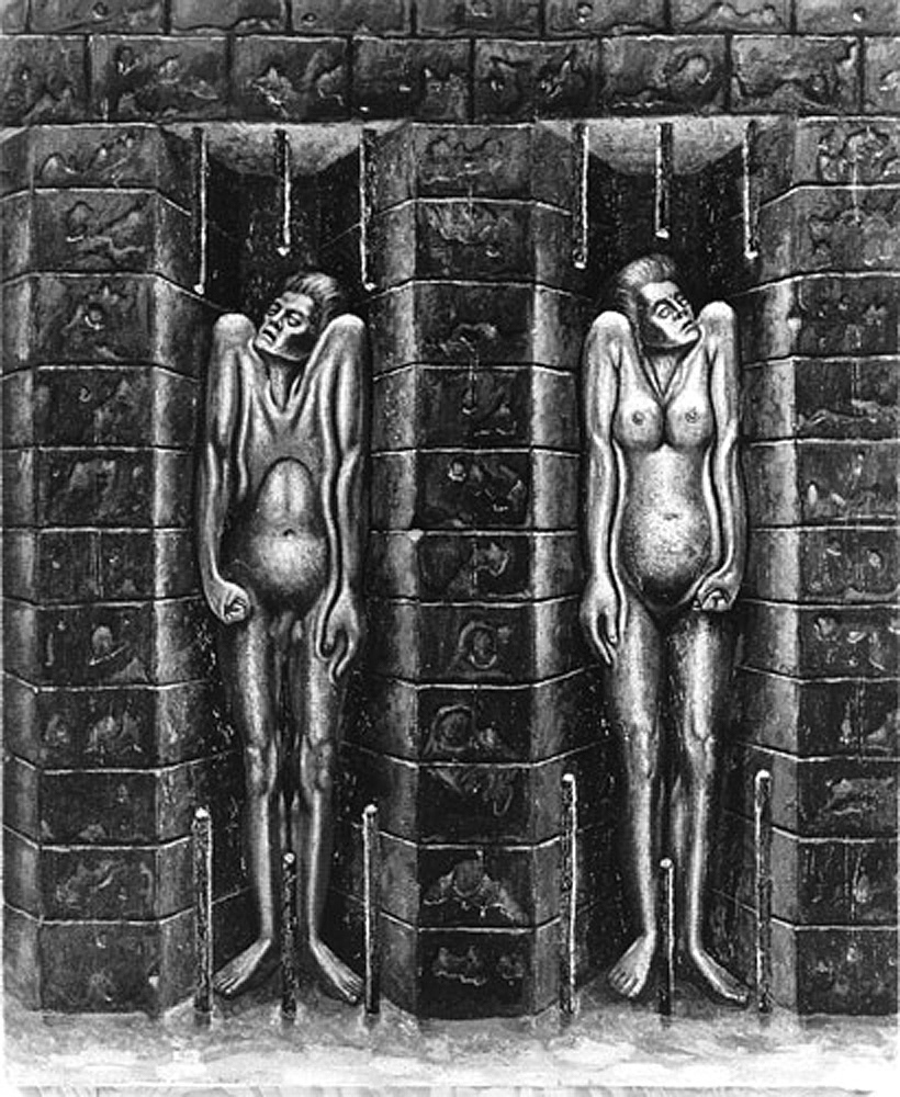 1960 - Two Prisoners (oil original, unlocated)