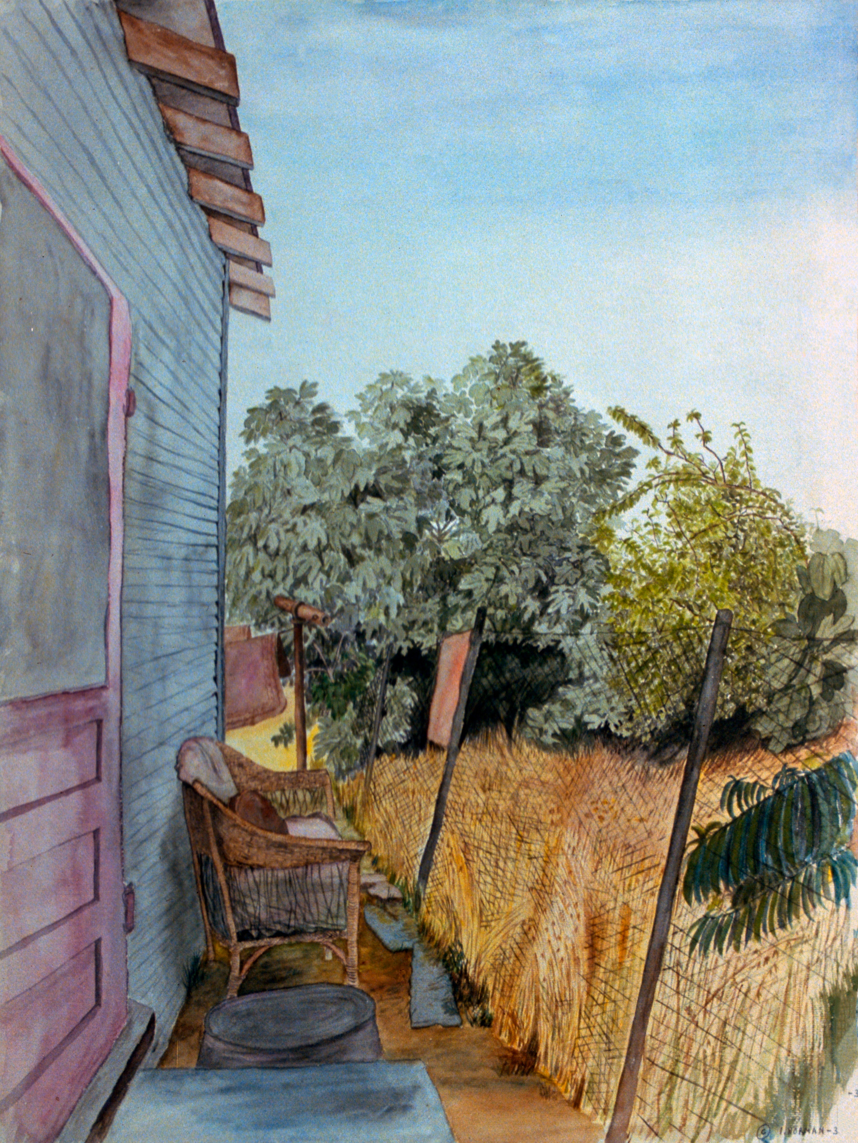 1939 - Backyard (Catalina Island)