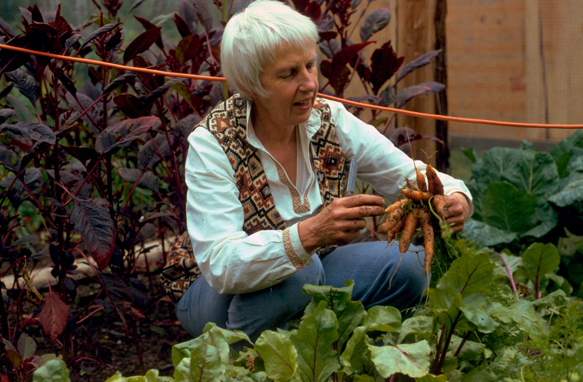 1987 - Hela in her garden