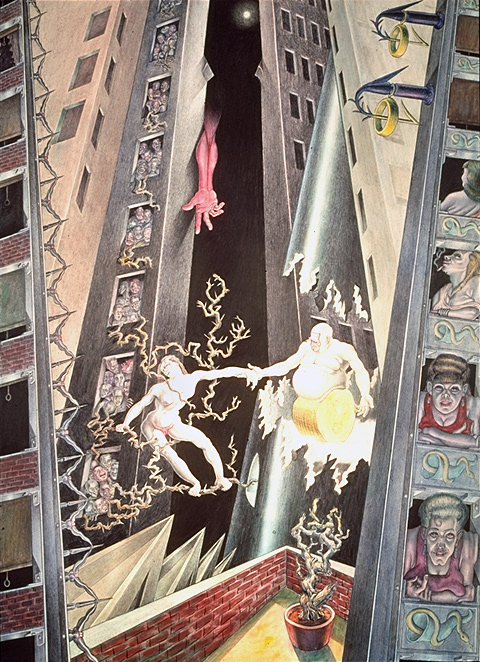 1948 - Prostitution Watercolor u(nlocated)