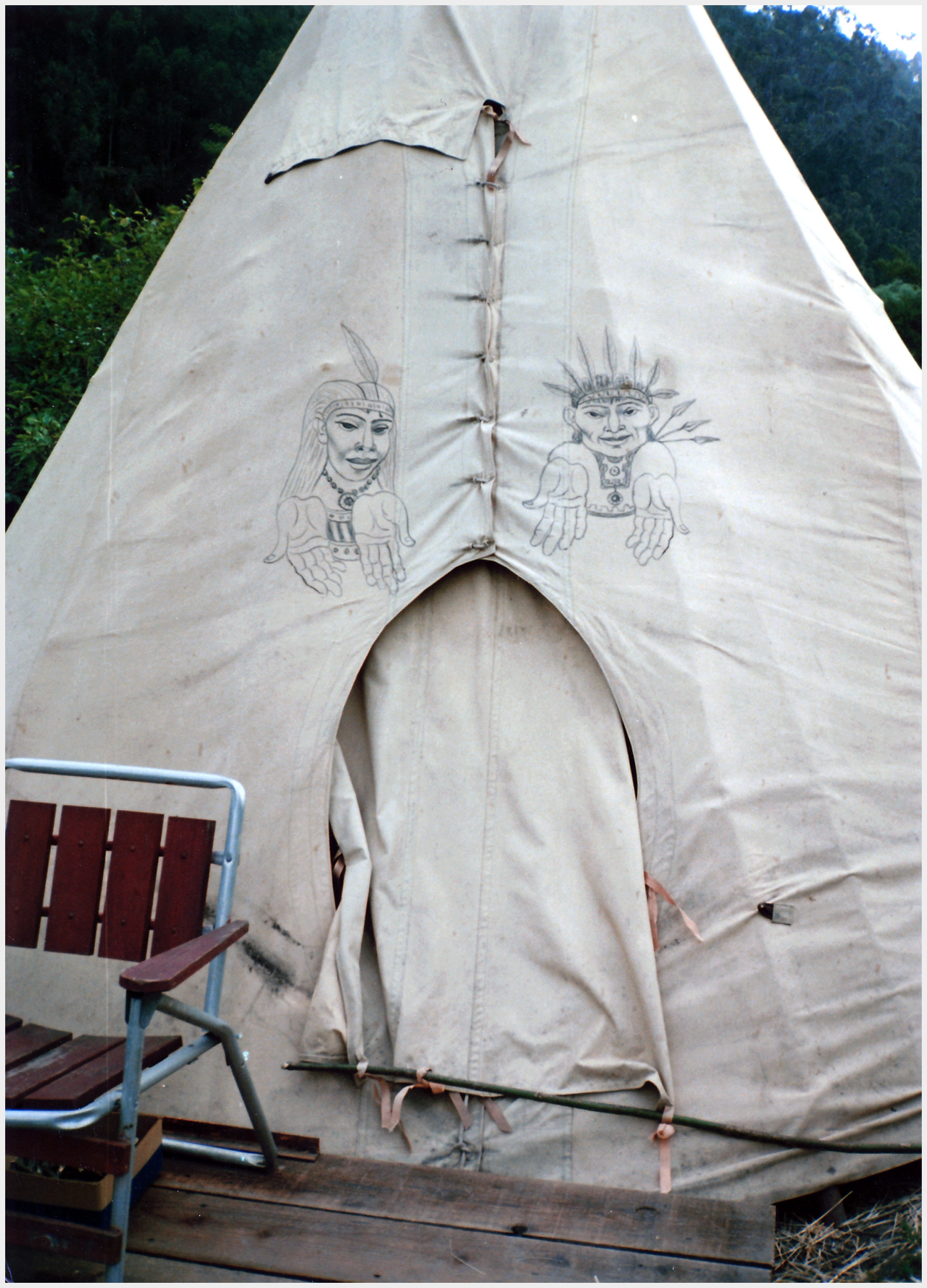 1989 - the Norman home 01 - (after the fire)